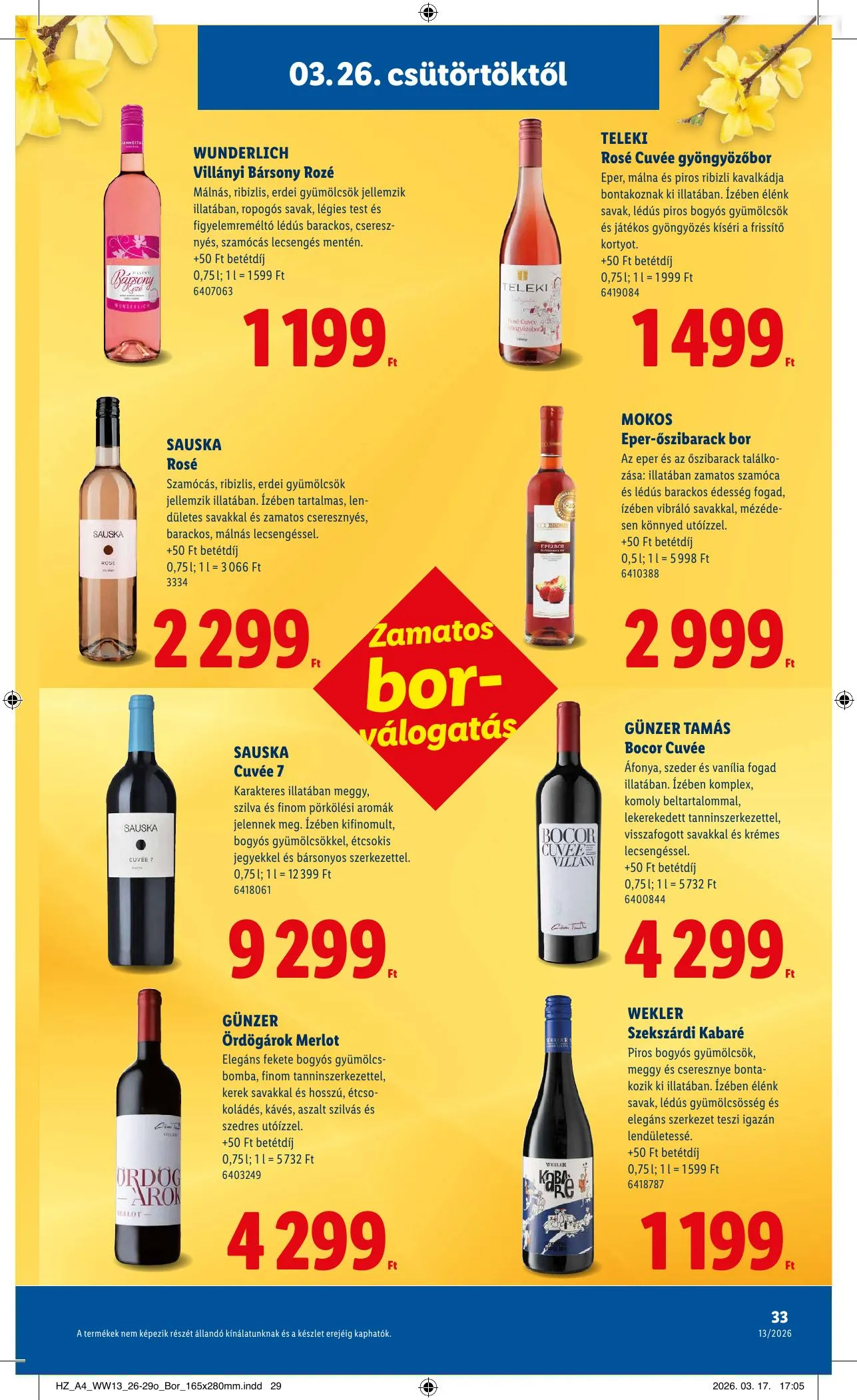 Lidl akciós újság 03.26–03.31 – 33. oldal