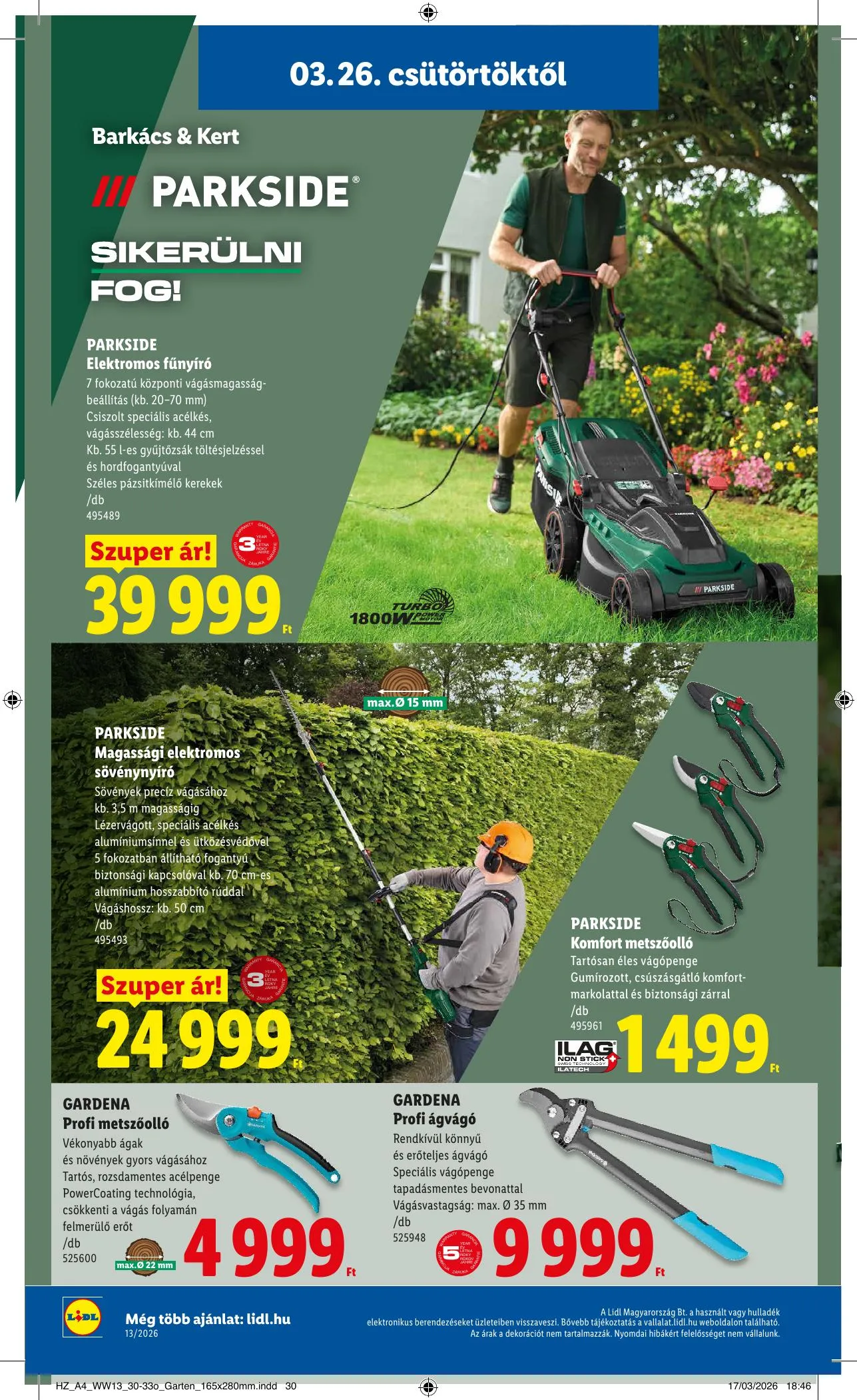 Lidl akciós újság 03.26–03.31 – 36. oldal