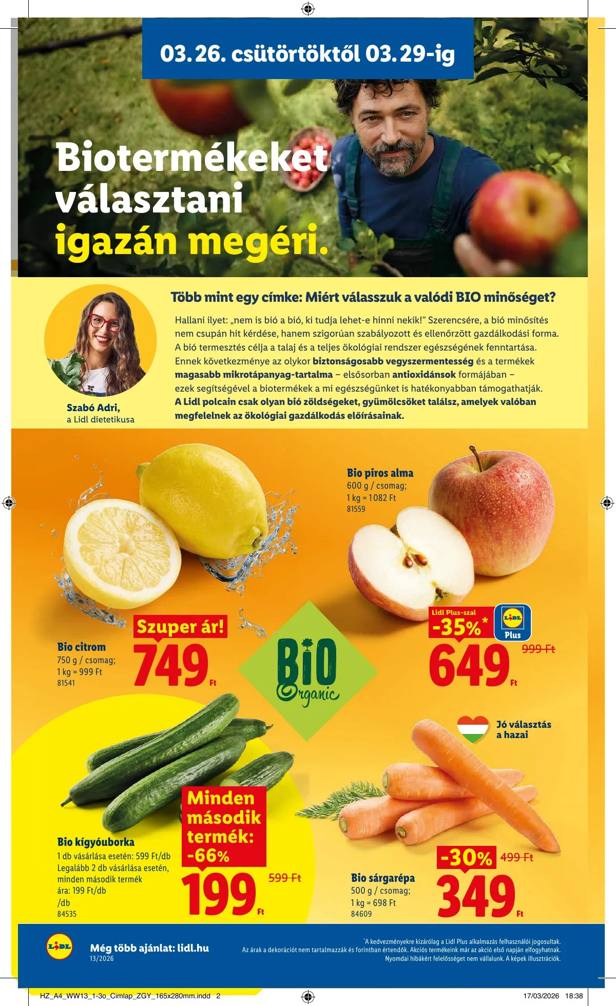 Lidl akciós újság 03.26–03.31 – 4. oldal