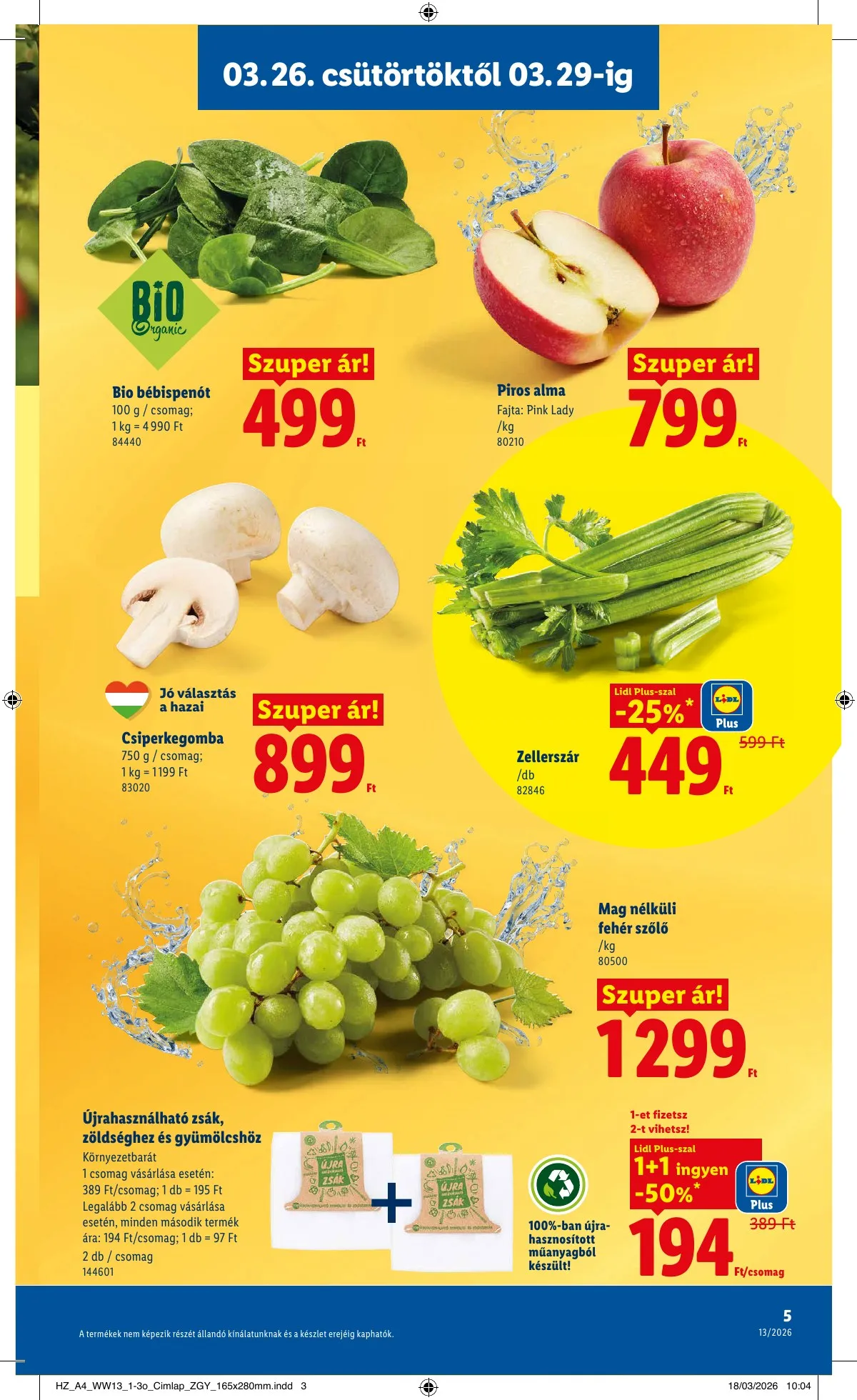 Lidl akciós újság 03.26–03.31 – 5. oldal