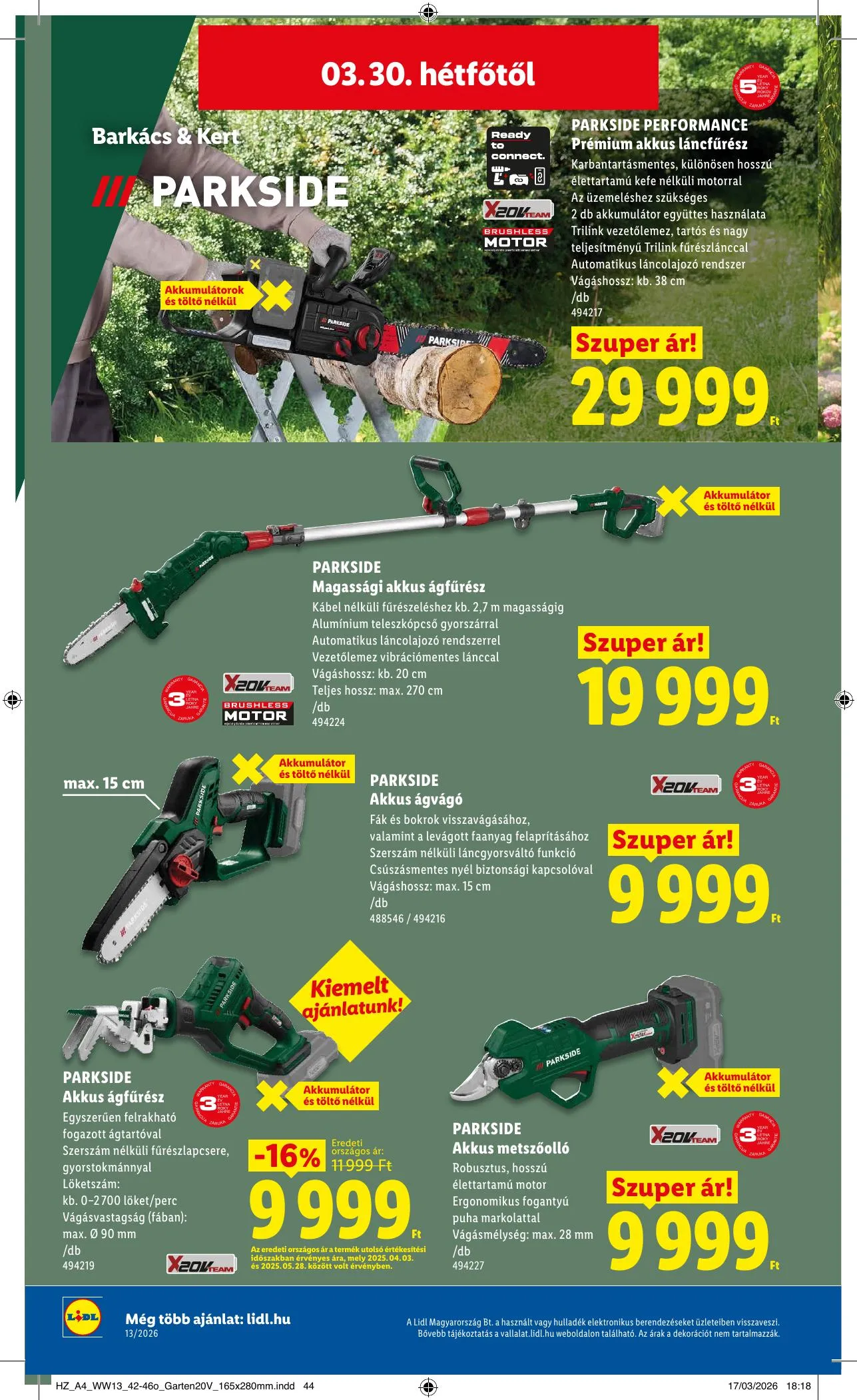 Lidl akciós újság 03.26–03.31 – 54. oldal