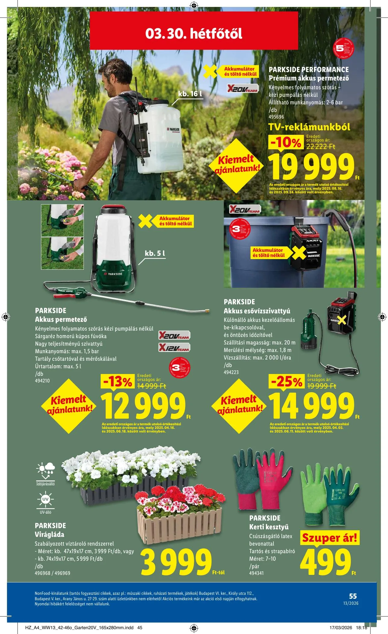 Lidl akciós újság 03.26–03.31 – 55. oldal