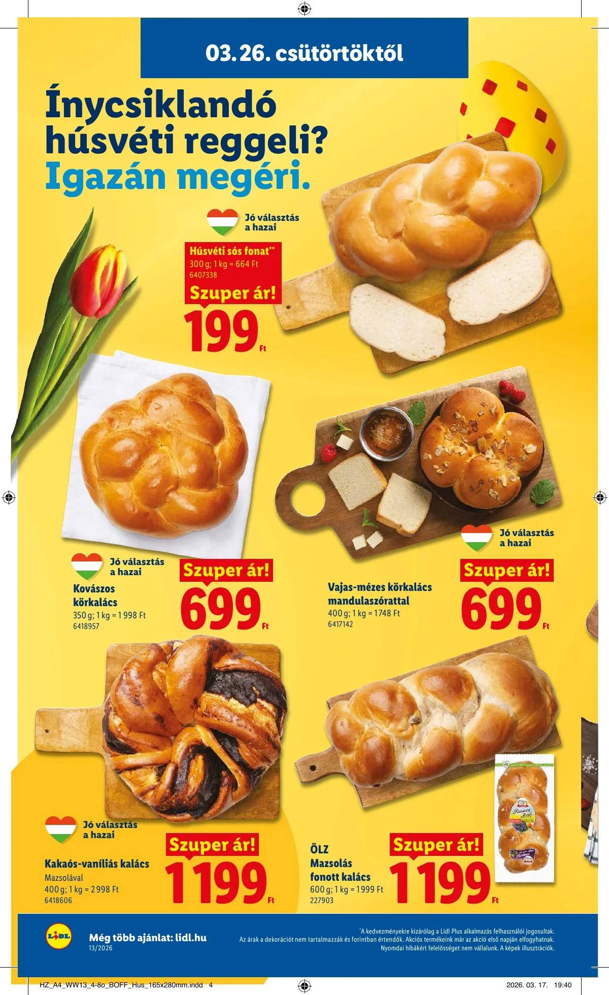 Lidl akciós újság 03.26–03.31 – 6. oldal