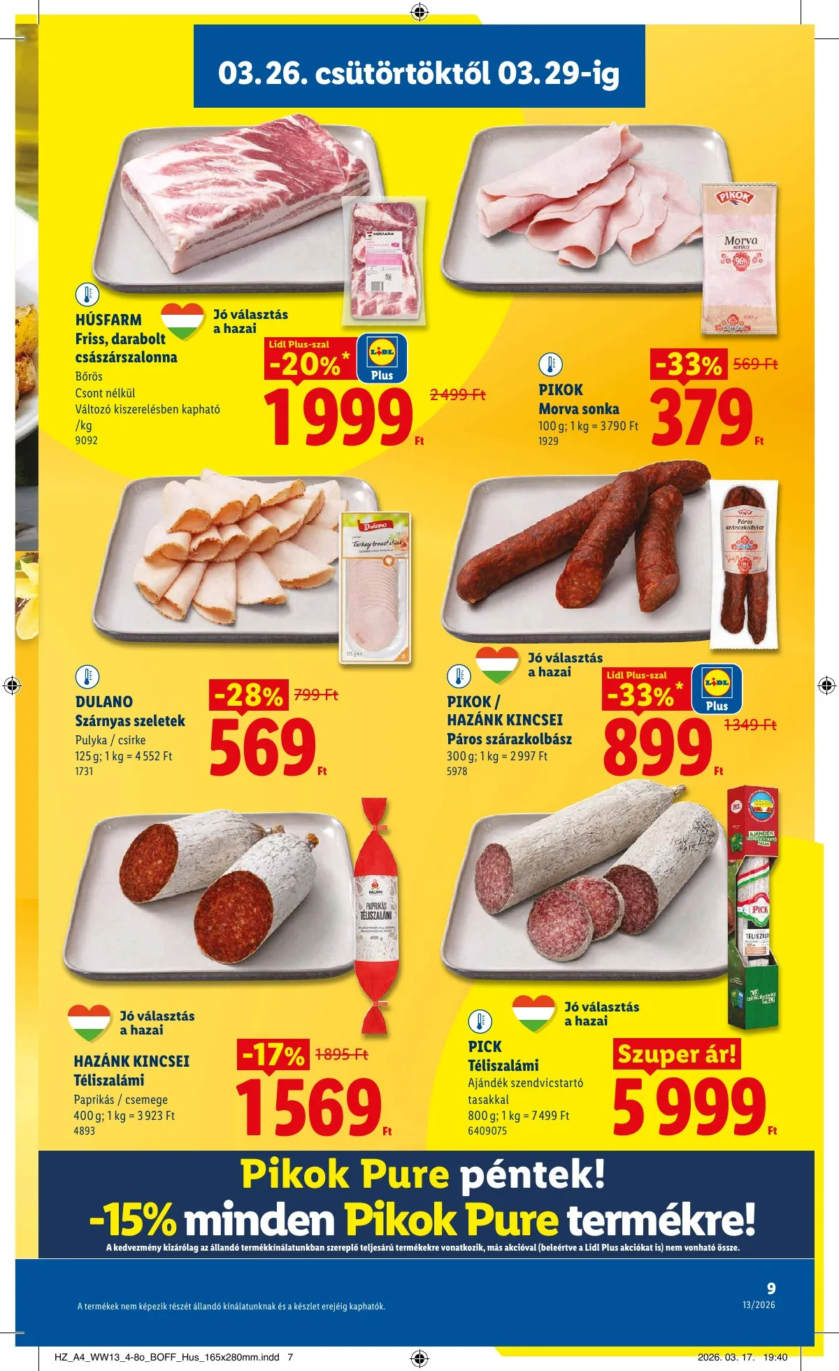 Lidl akciós újság 03.26–03.31 – 9. oldal