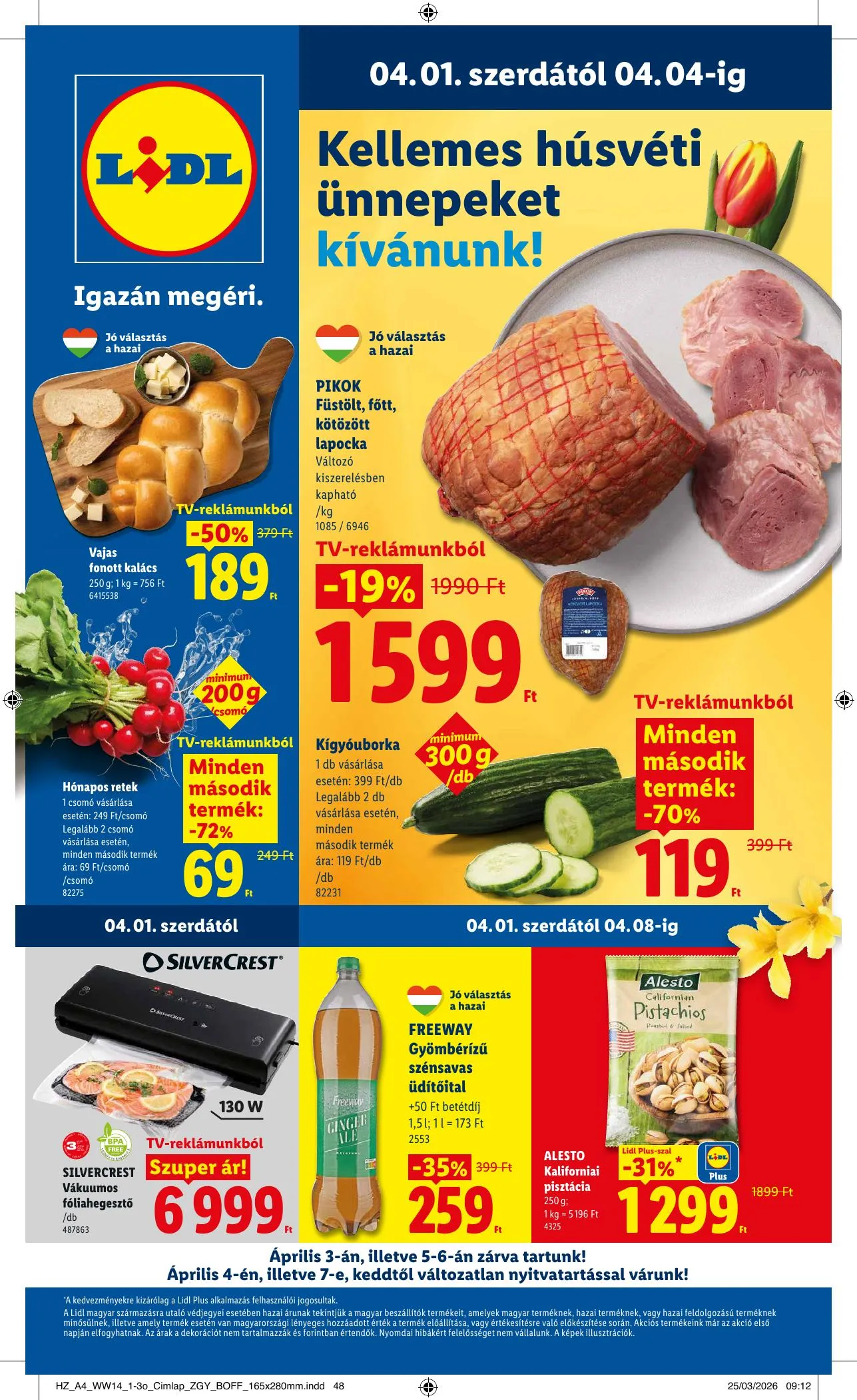 Lidl akciós újság 04.01–04.08