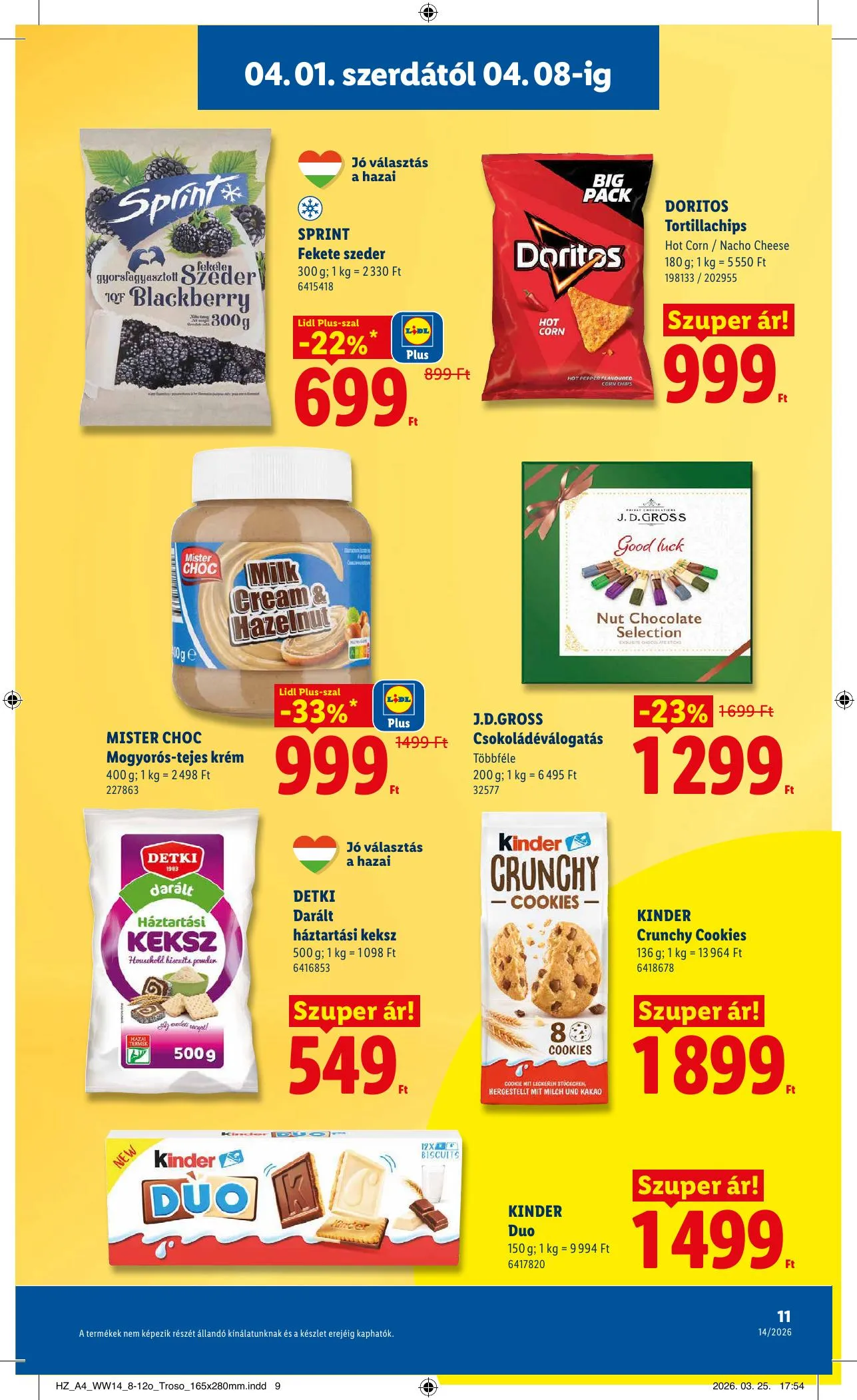 Lidl akciós újság 04.01–04.08 – 11. oldal