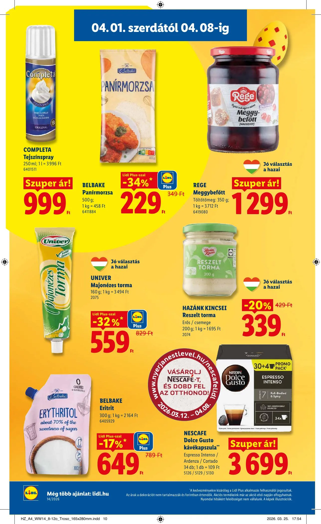 Lidl akciós újság 04.01–04.08 – 12. oldal