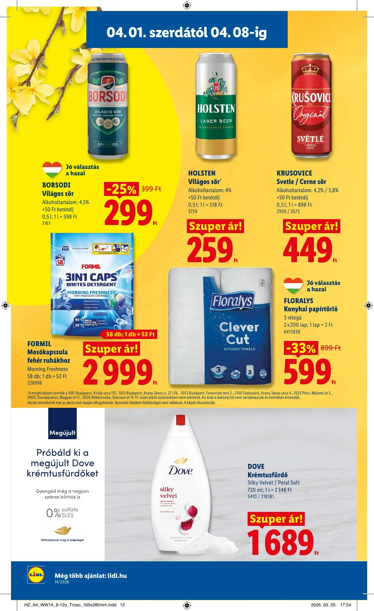 Lidl akciós újság 04.01–04.08 – 14. oldal