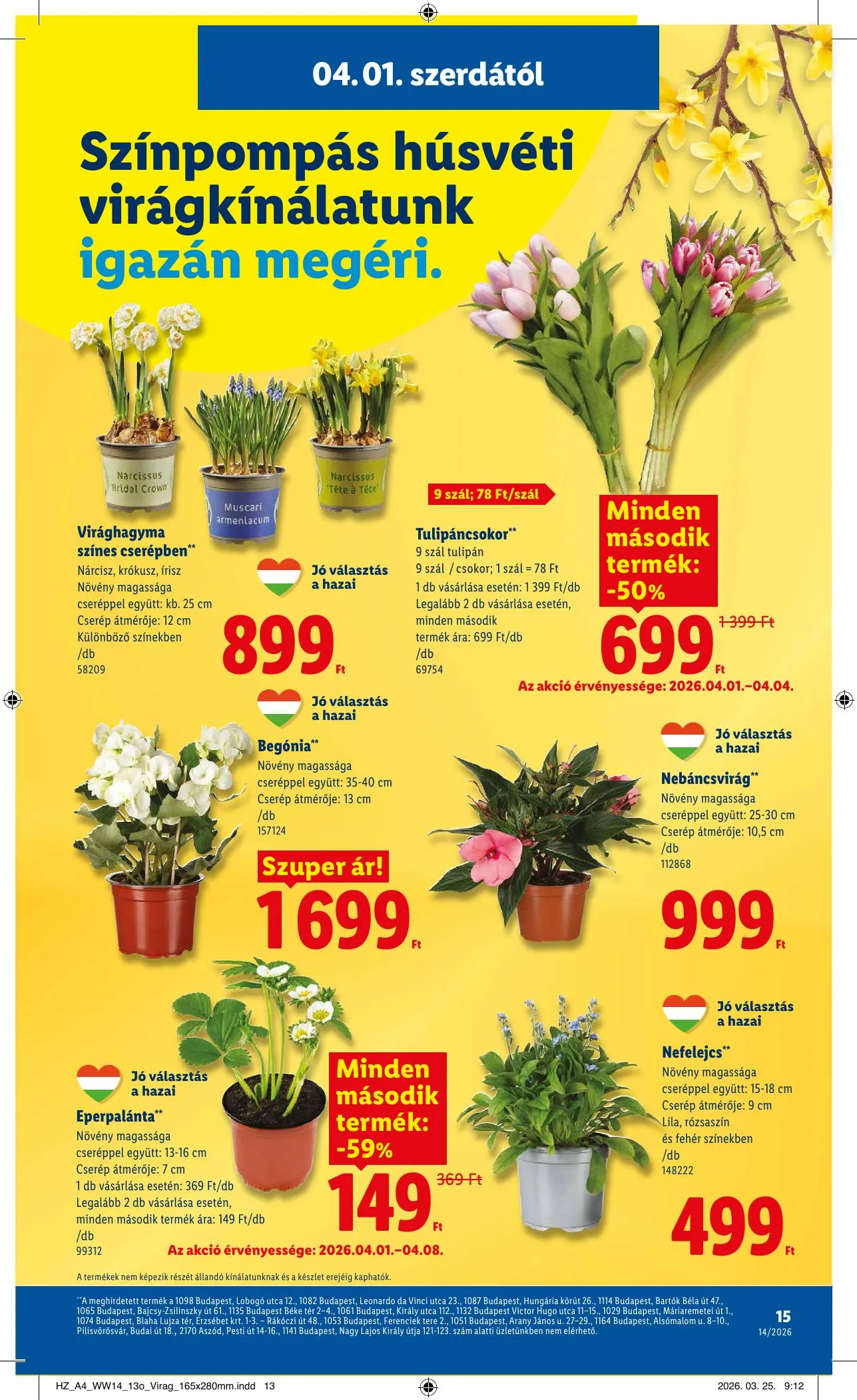 Lidl akciós újság 04.01–04.08 – 15. oldal