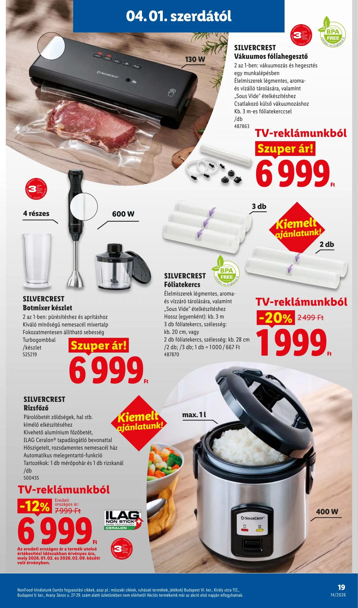 Lidl akciós újság 04.01–04.08 – 19. oldal
