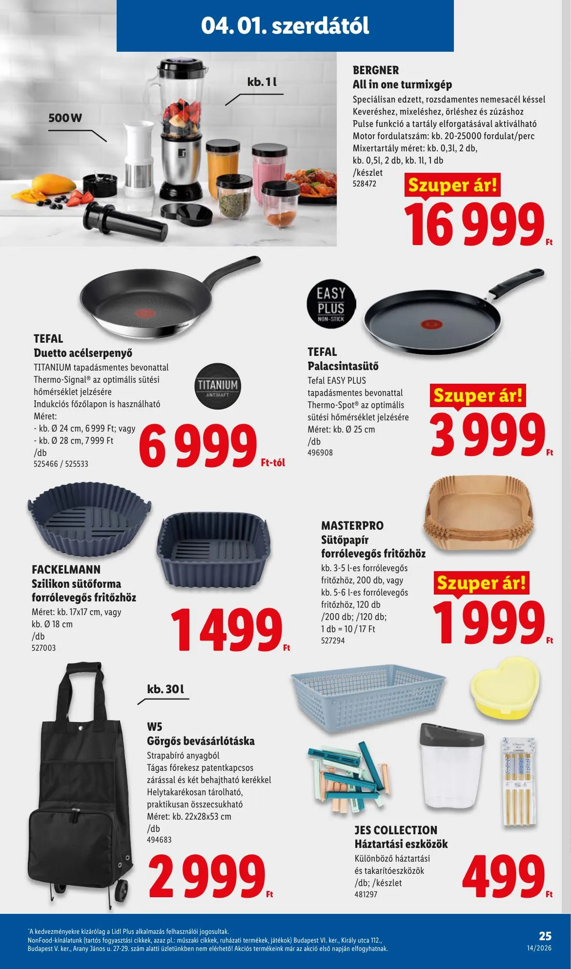 Lidl akciós újság 04.01–04.08 – 25. oldal