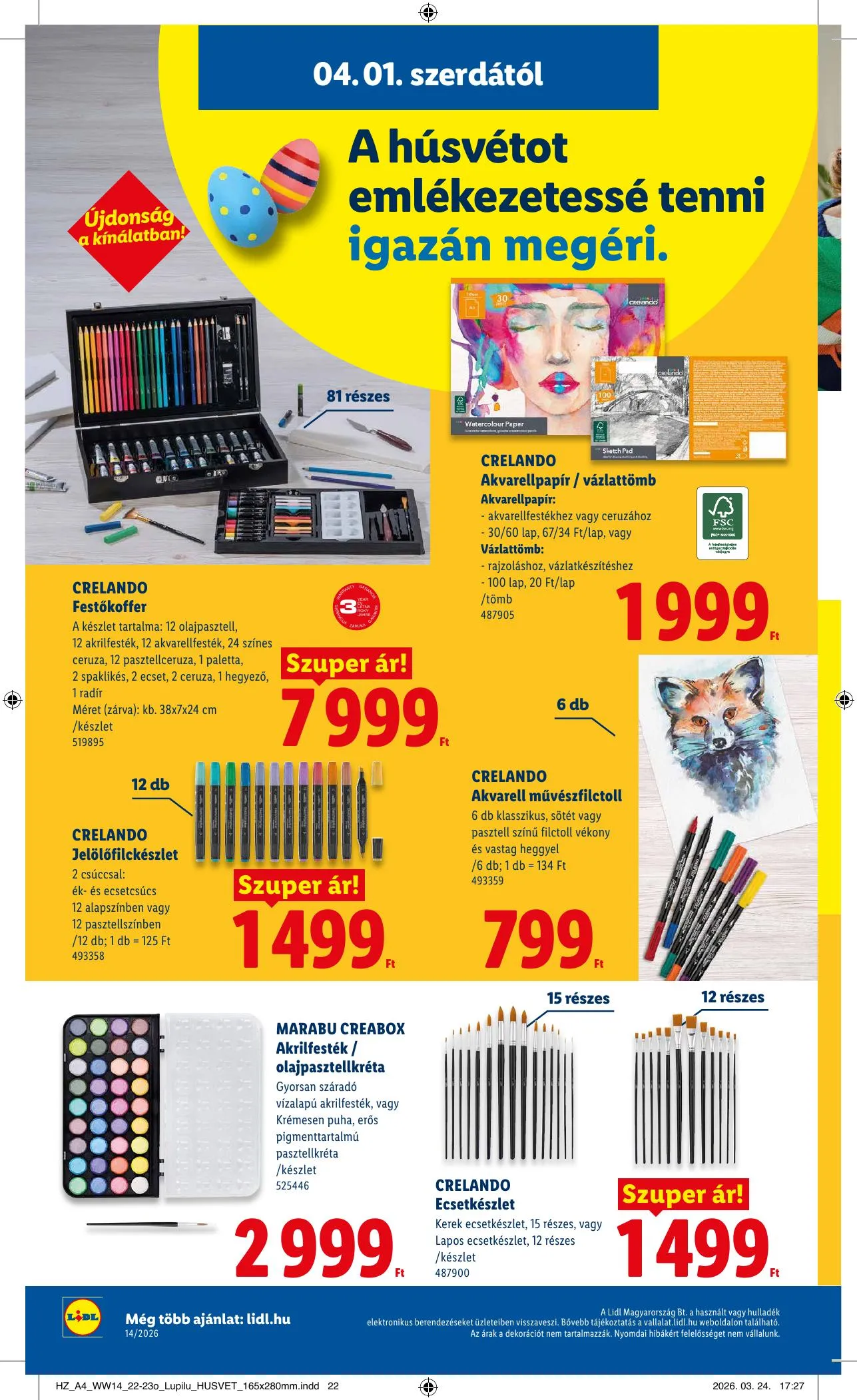 Lidl akciós újság 04.01–04.08 – 26. oldal