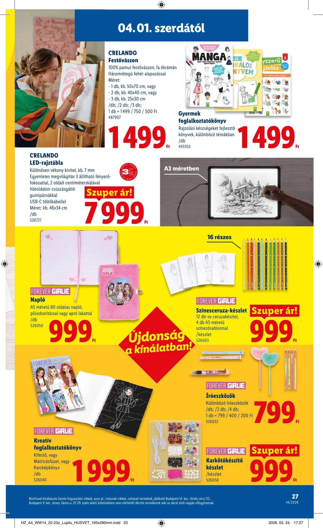 Lidl akciós újság 04.01–04.08 – 27. oldal