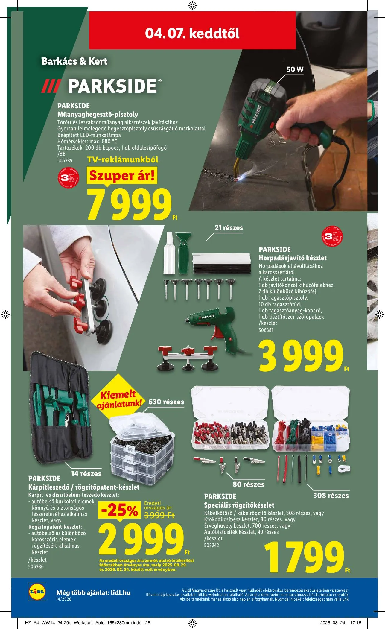 Lidl akciós újság 04.01–04.08 – 34. oldal