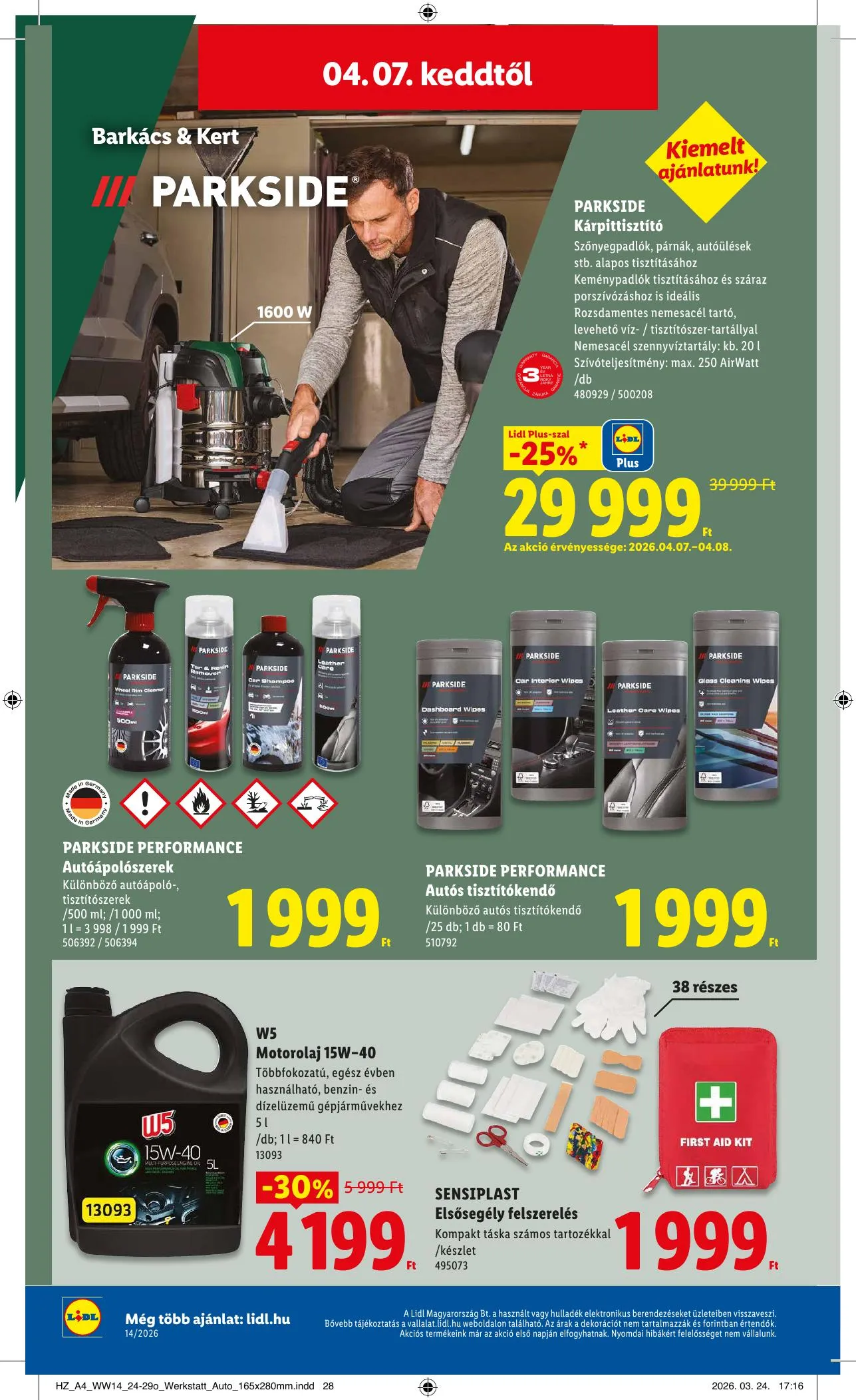 Lidl akciós újság 04.01–04.08 – 36. oldal