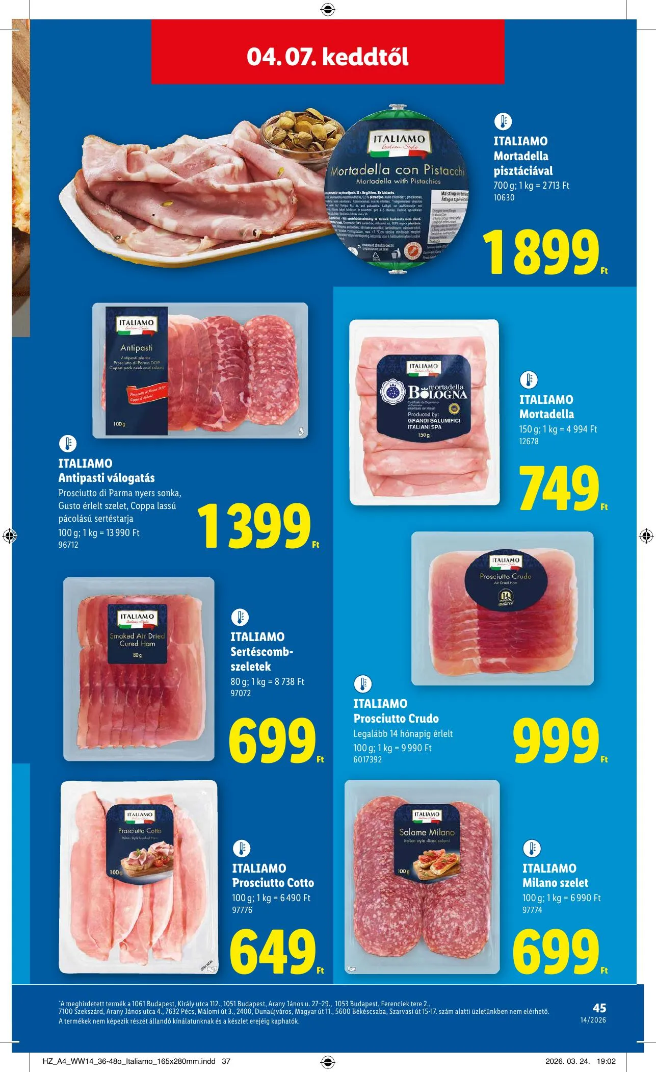 Lidl akciós újság 04.01–04.08 – 45. oldal