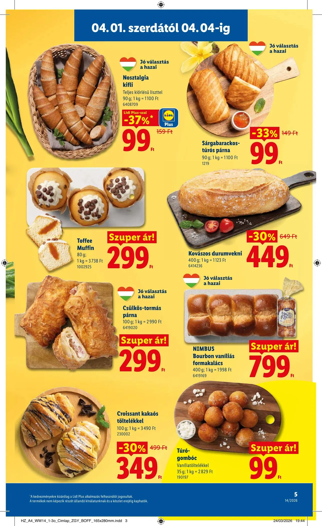 Lidl akciós újság 04.01–04.08 – 5. oldal