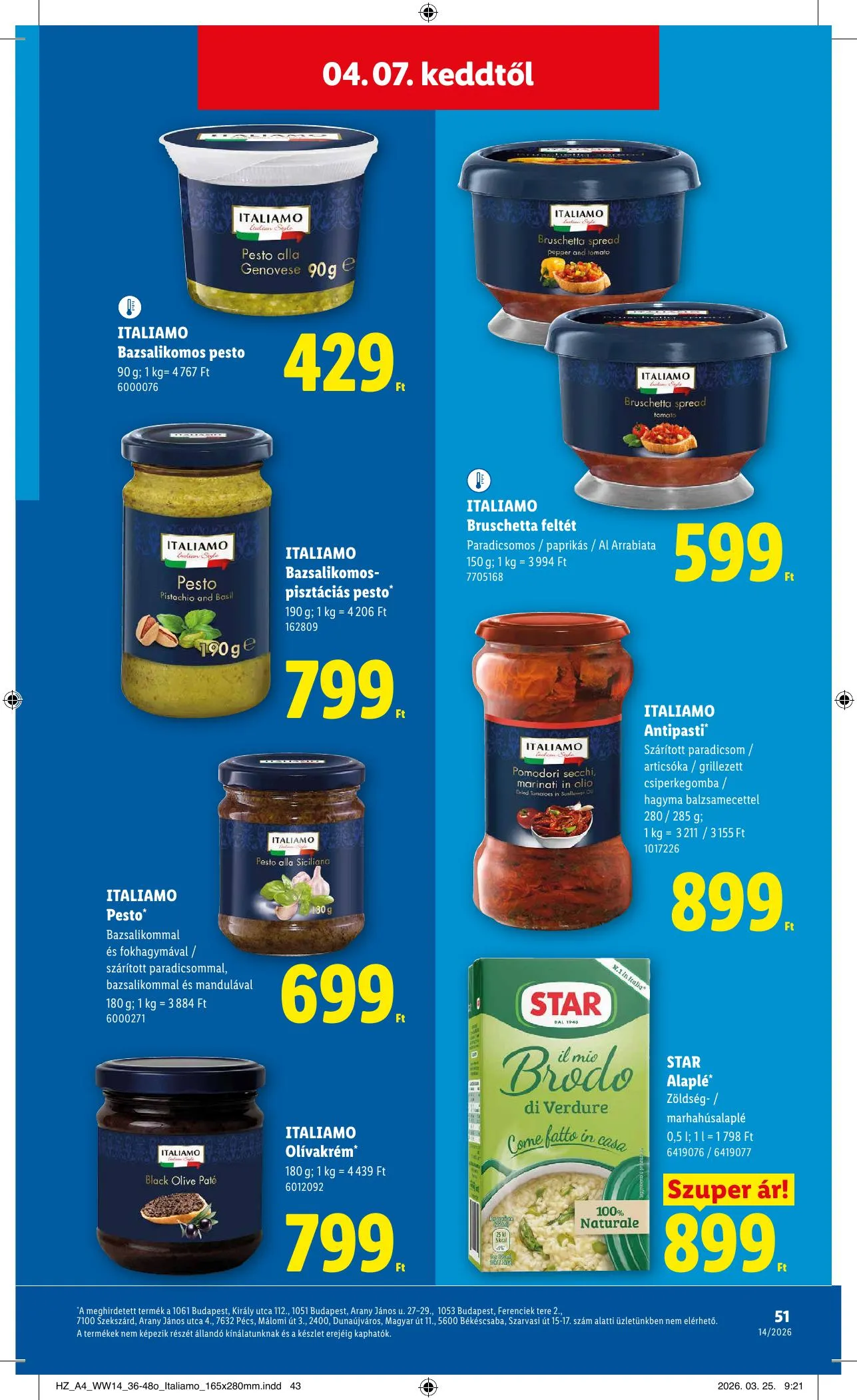Lidl akciós újság 04.01–04.08 – 51. oldal