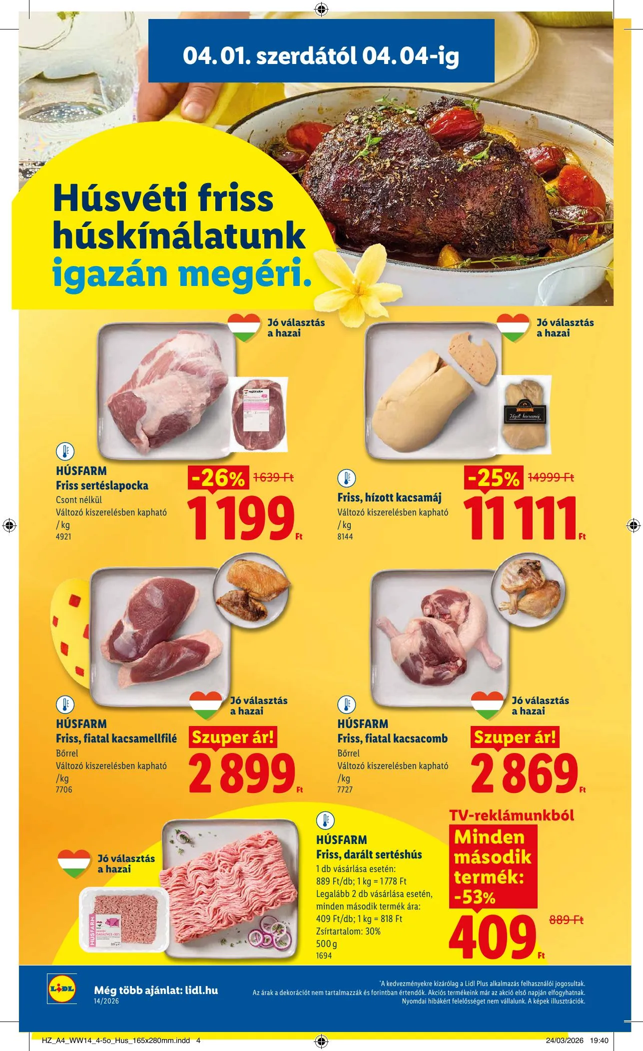 Lidl akciós újság 04.01–04.08 – 6. oldal