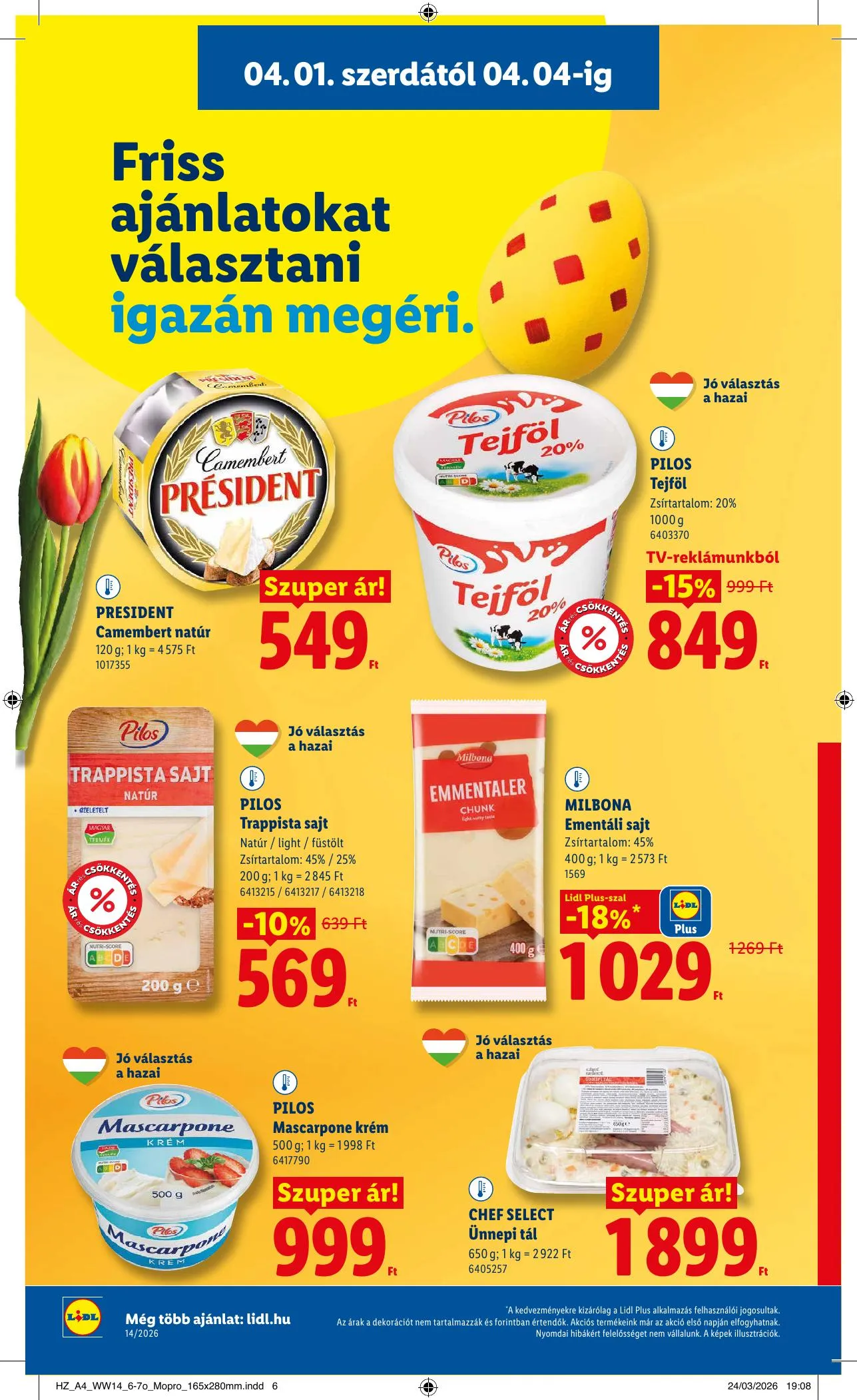 Lidl akciós újság 04.01–04.08 – 8. oldal