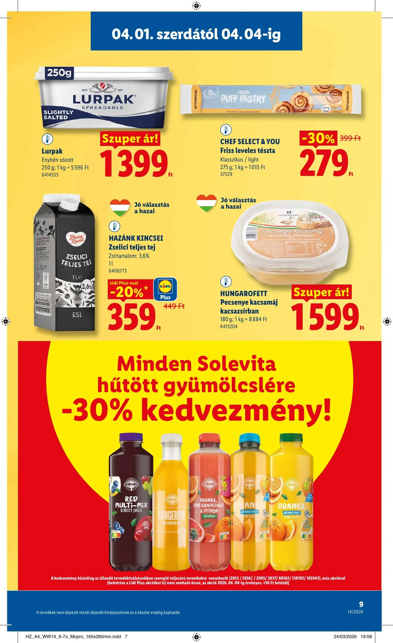 Lidl akciós újság 04.01–04.08 – 9. oldal