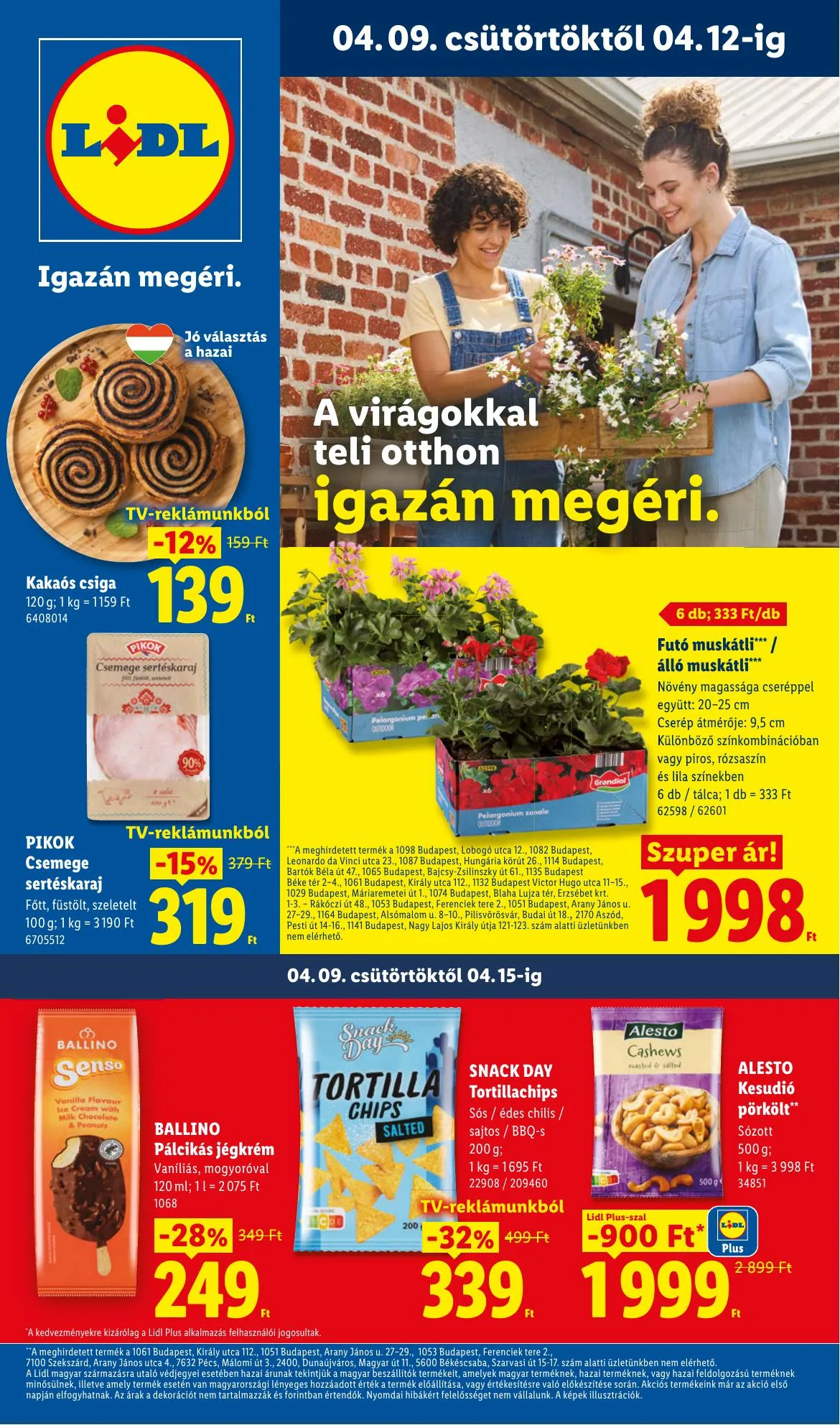 Lidl akciós újság 04.09–04.15