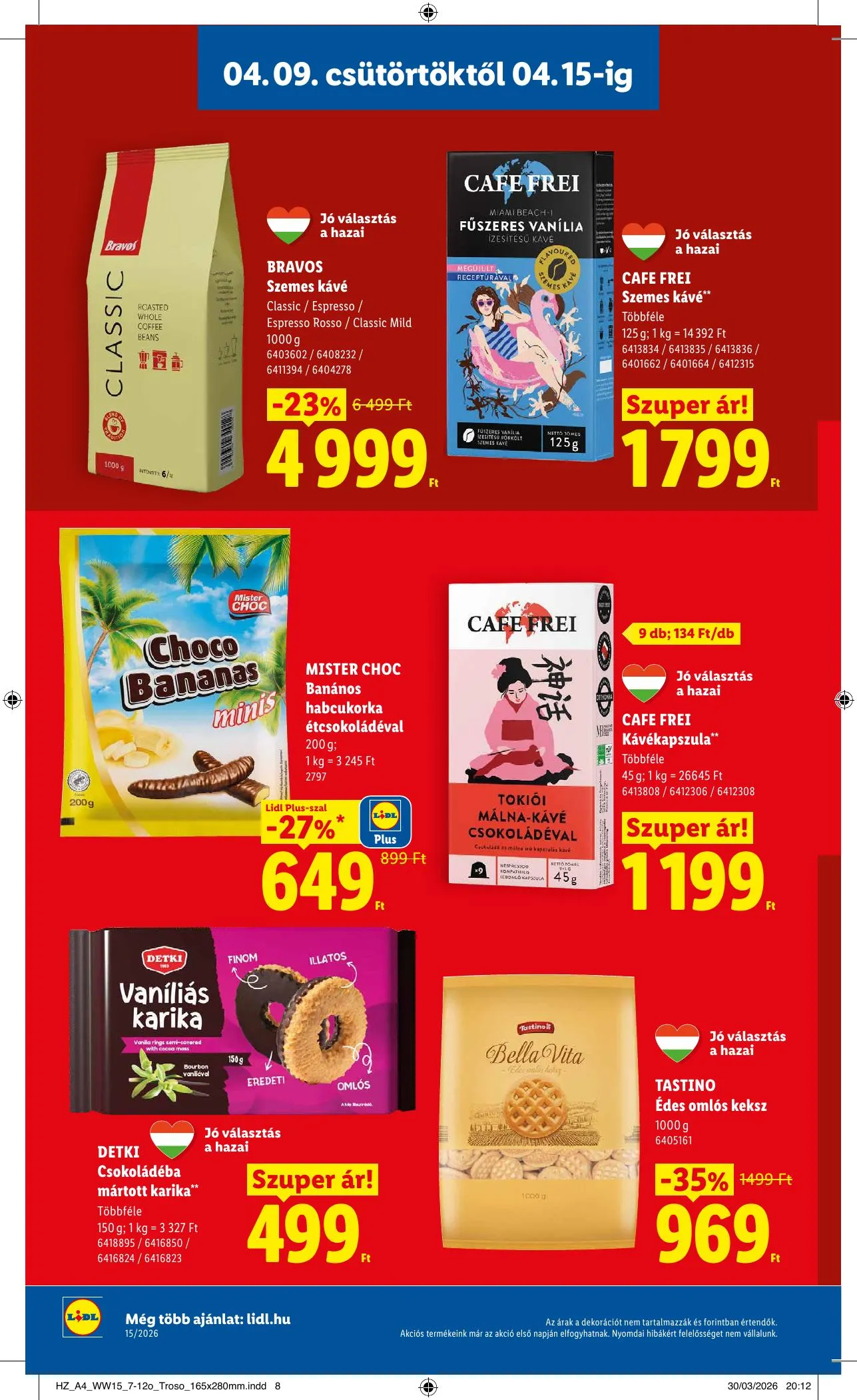 Lidl akciós újság 04.09–04.15 – 12. oldal