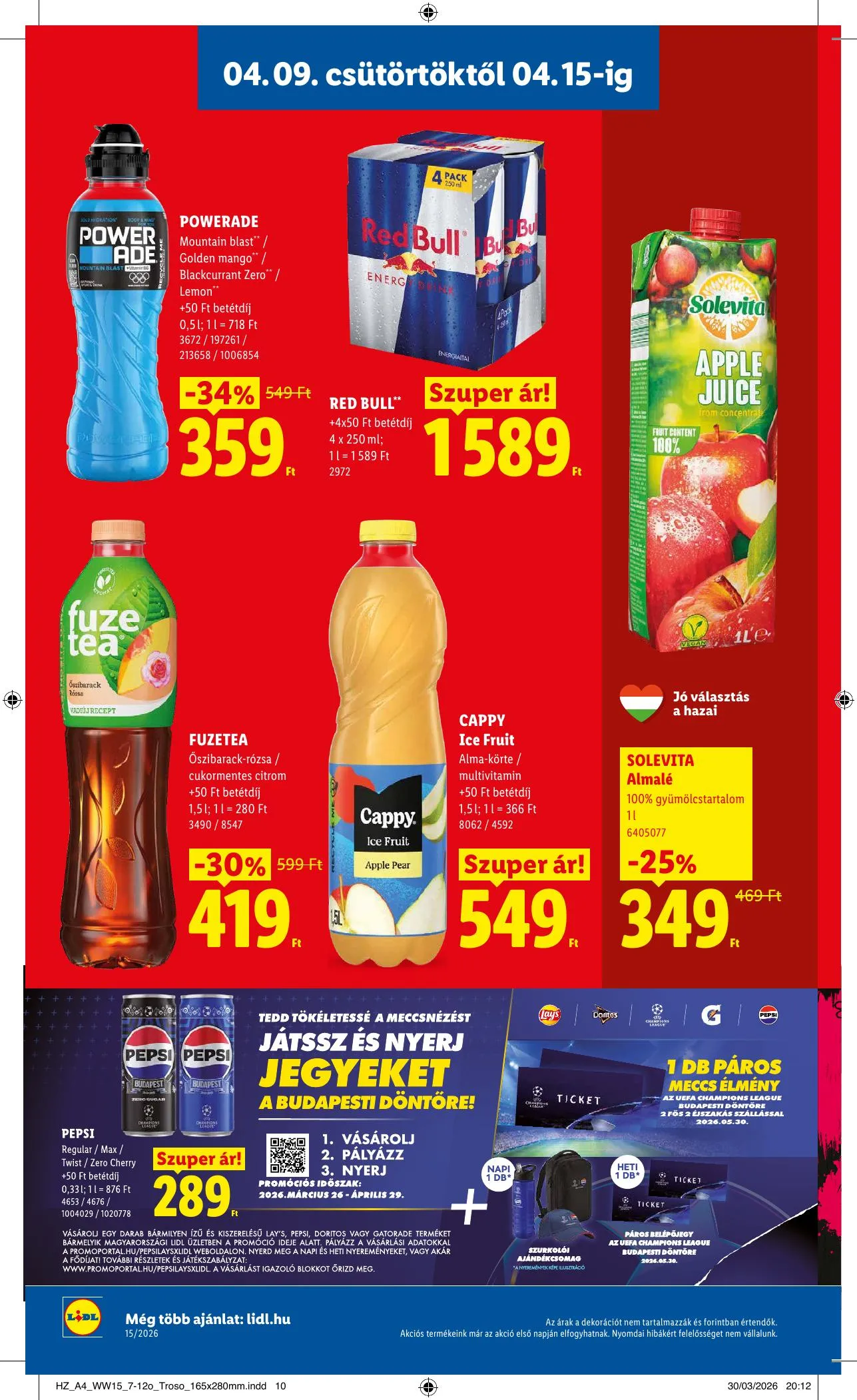 Lidl akciós újság 04.09–04.15 – 14. oldal