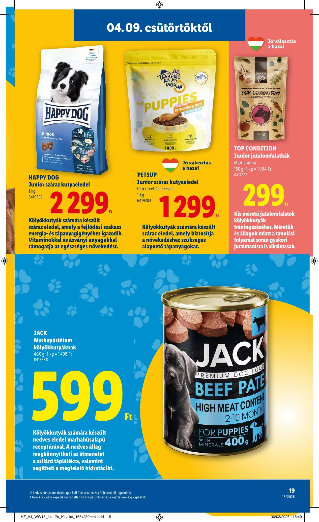 Lidl akciós újság 04.09–04.15 – 19. oldal