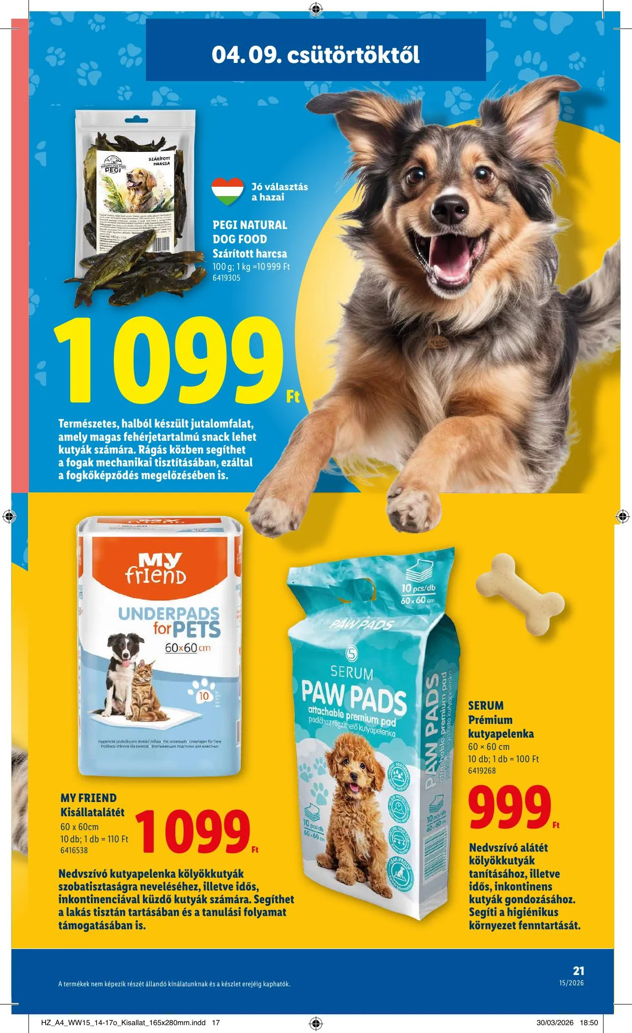 Lidl akciós újság 04.09–04.15 – 21. oldal