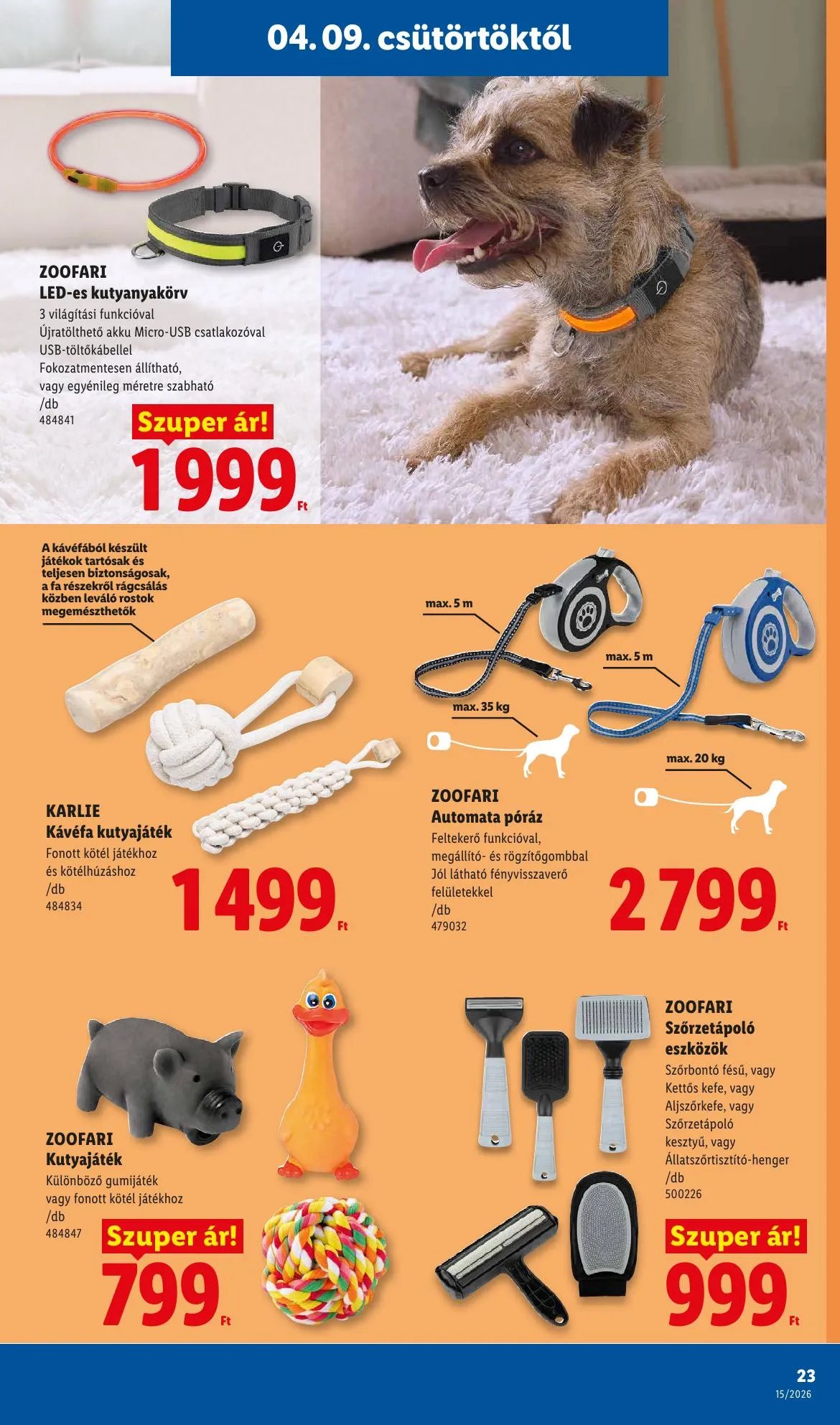 Lidl akciós újság 04.09–04.15 – 23. oldal