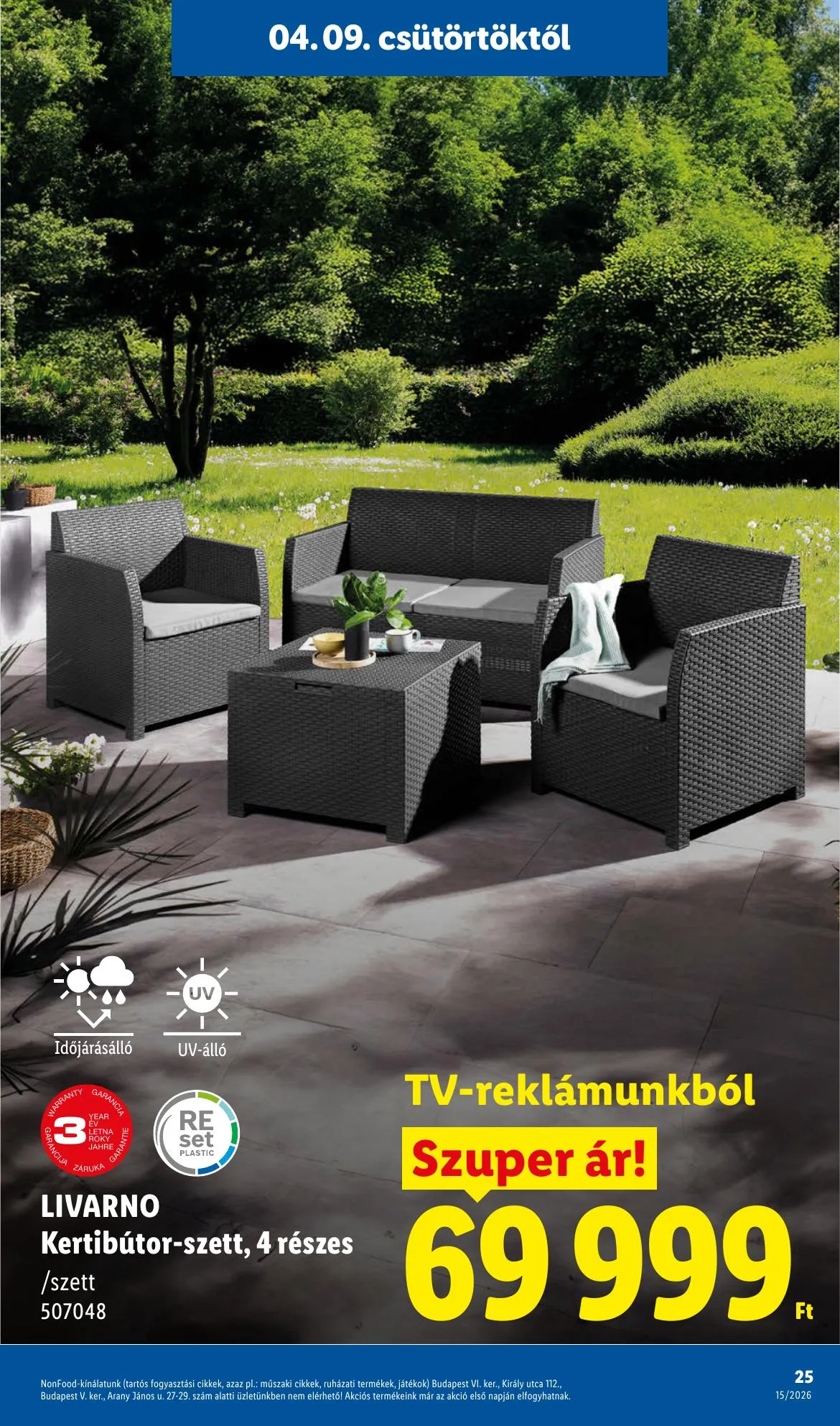 Lidl akciós újság 04.09–04.15 – 25. oldal