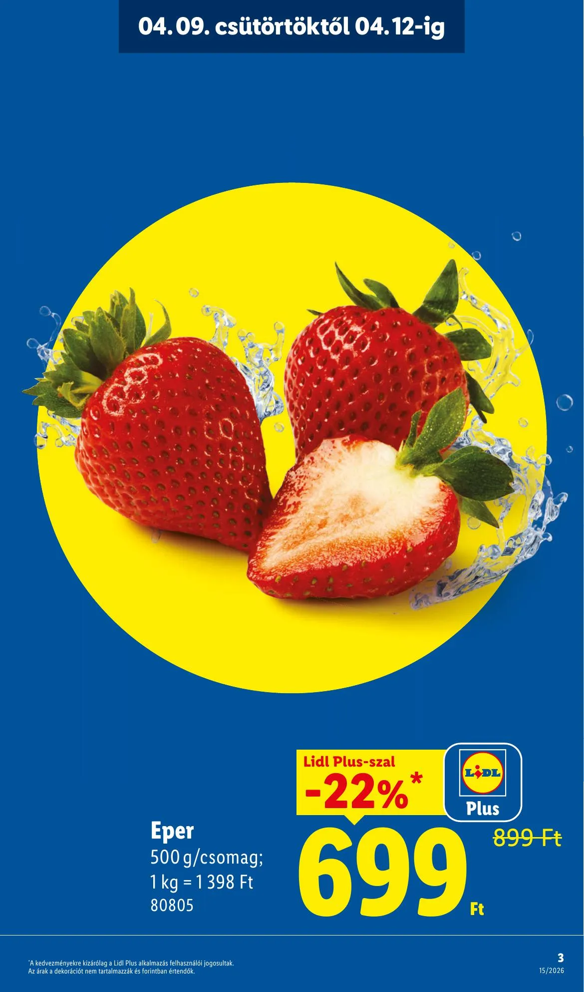 Lidl akciós újság 04.09–04.15 – 3. oldal