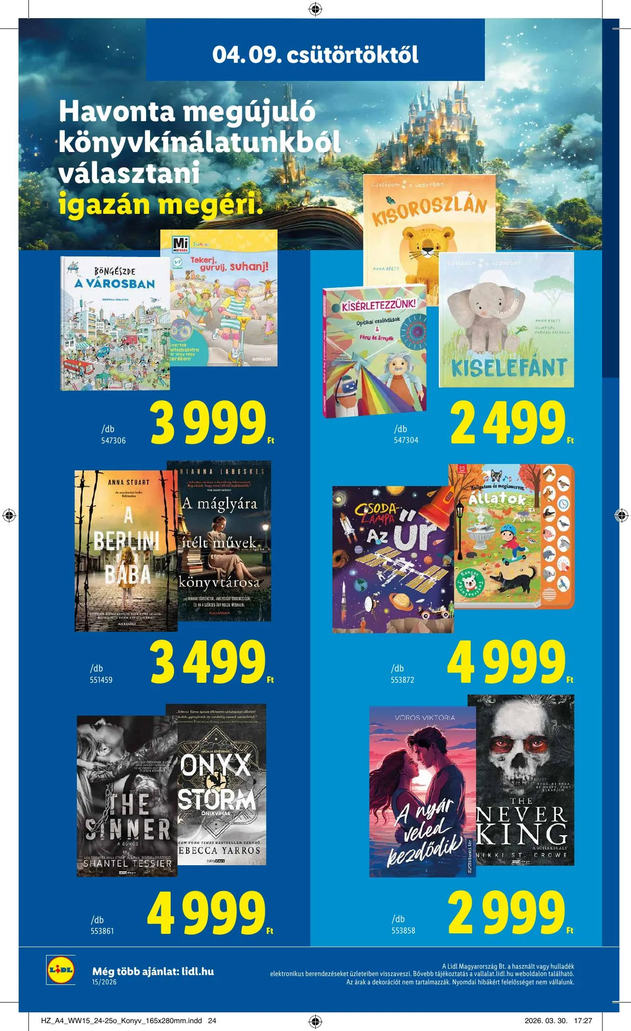 Lidl akciós újság 04.09–04.15 – 32. oldal