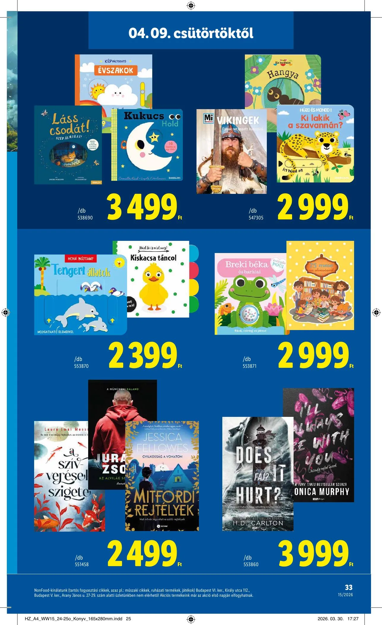 Lidl akciós újság 04.09–04.15 – 33. oldal