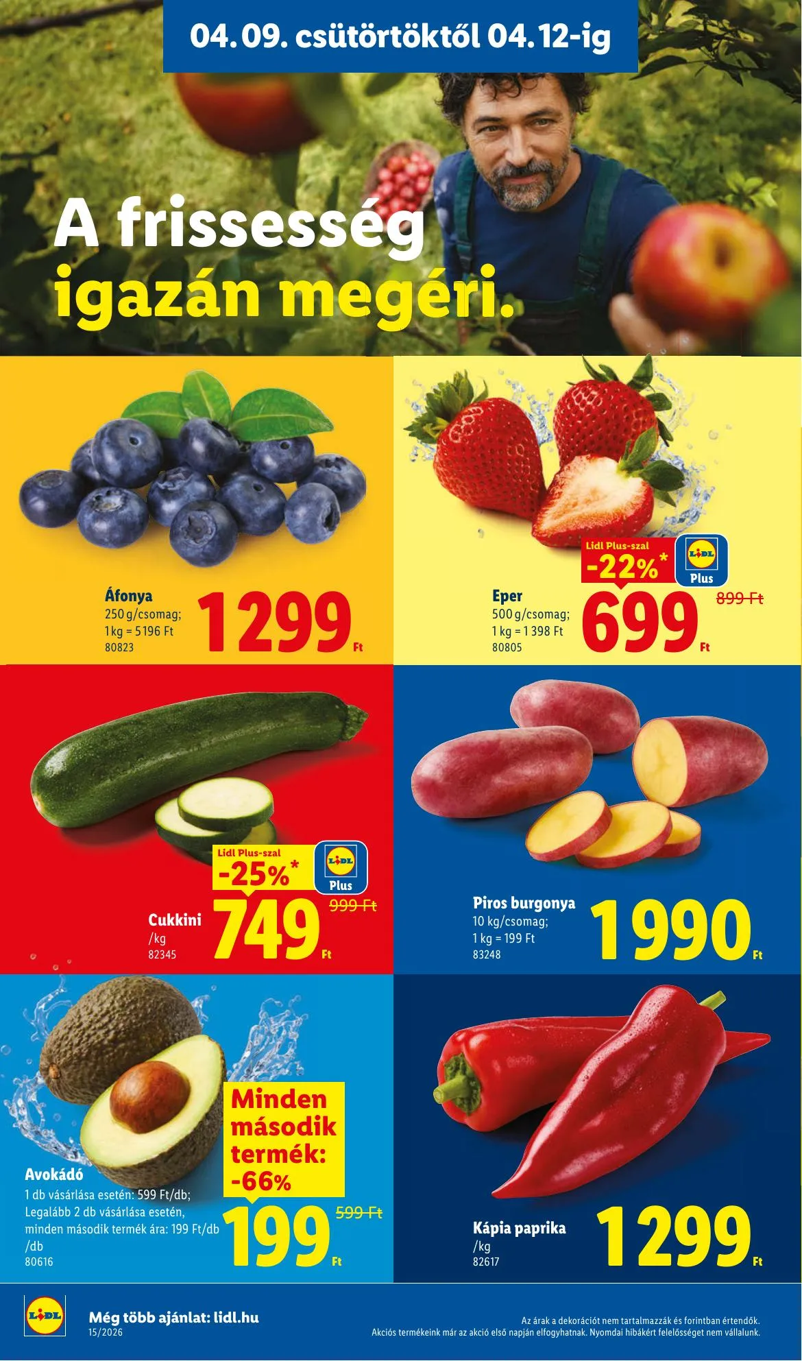 Lidl akciós újság 04.09–04.15 – 4. oldal