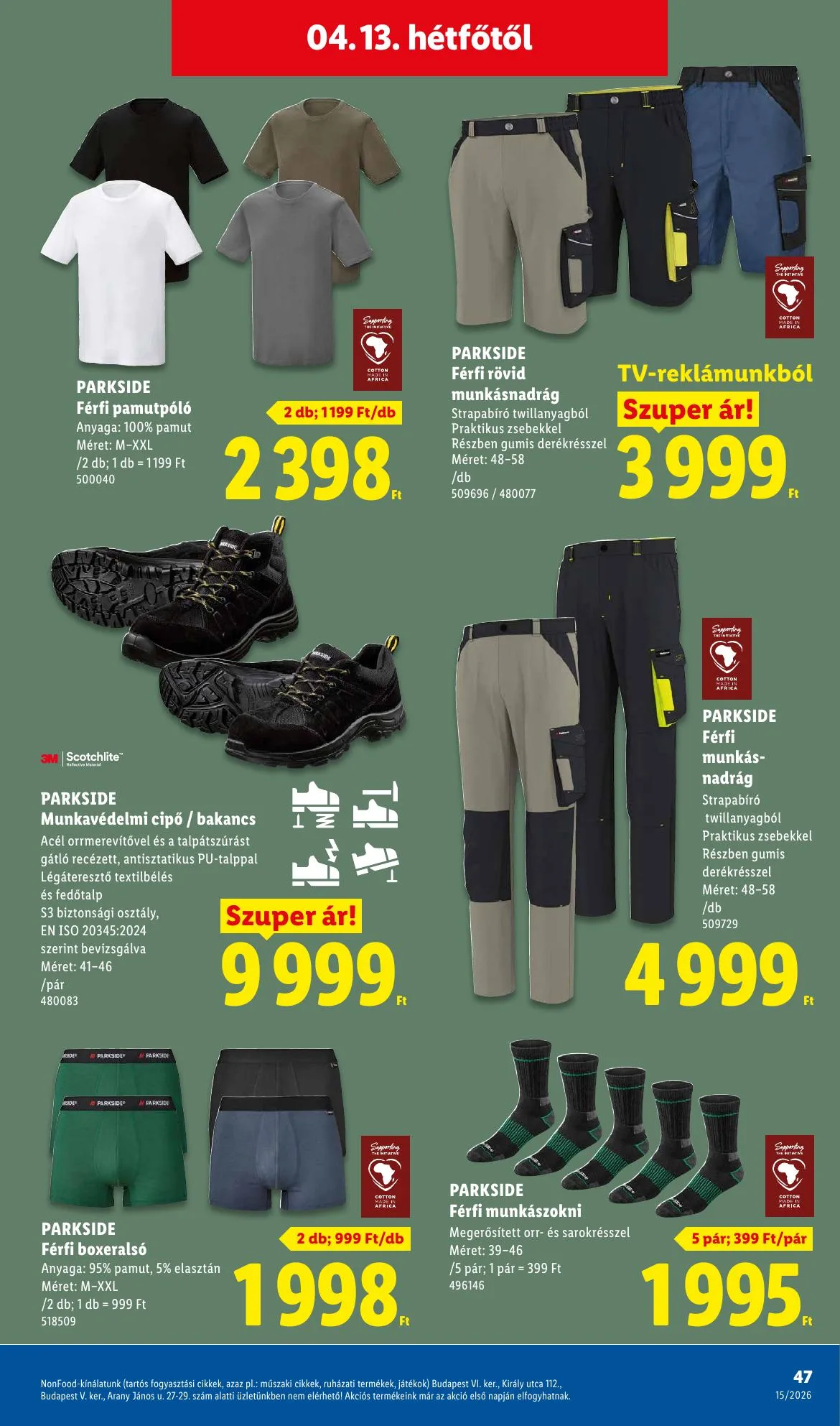 Lidl akciós újság 04.09–04.15 – 47. oldal