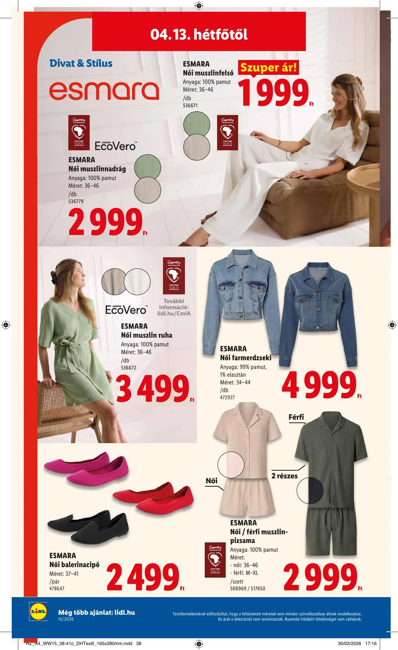 Lidl akciós újság 04.09–04.15 – 50. oldal
