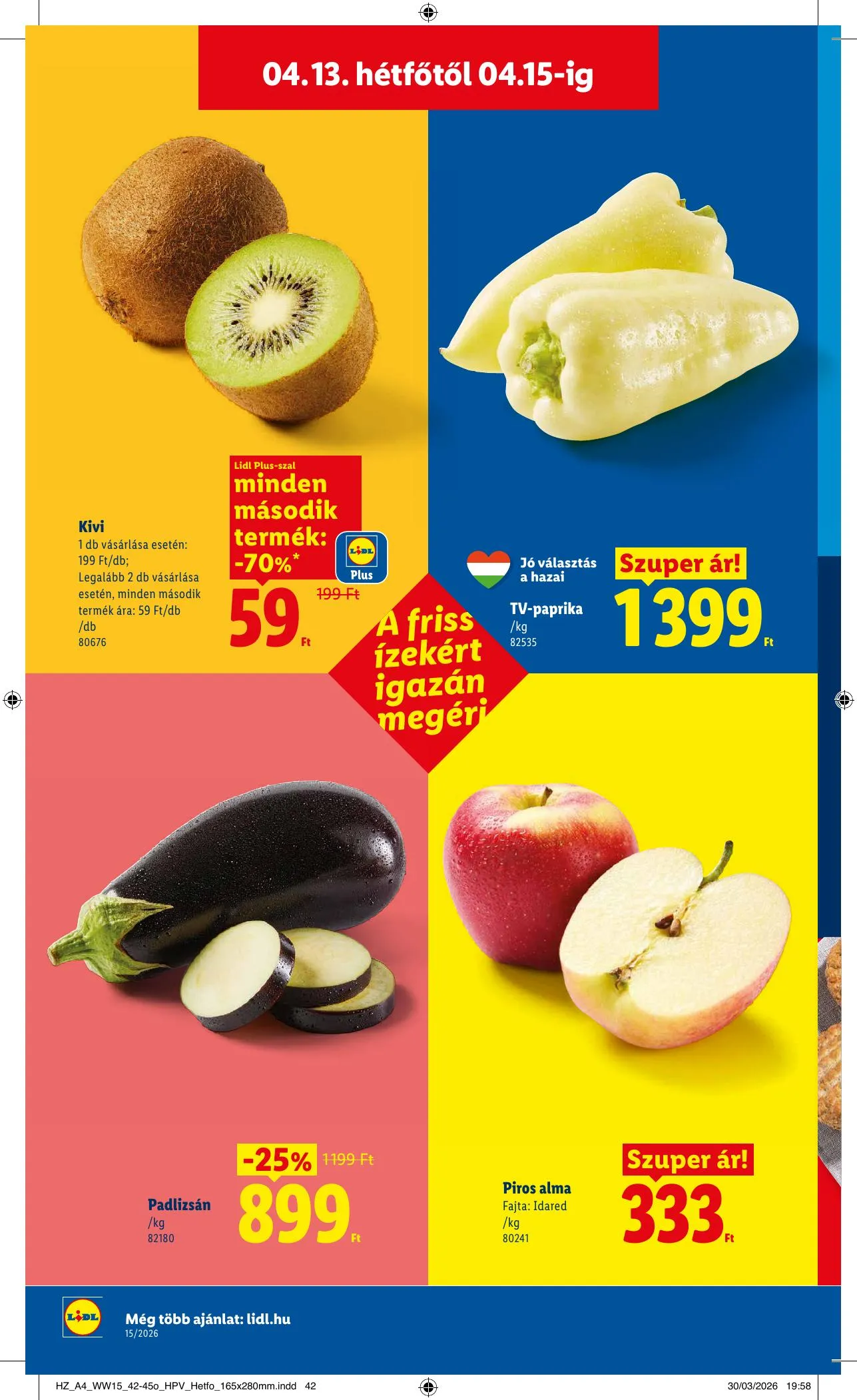 Lidl akciós újság 04.09–04.15 – 54. oldal