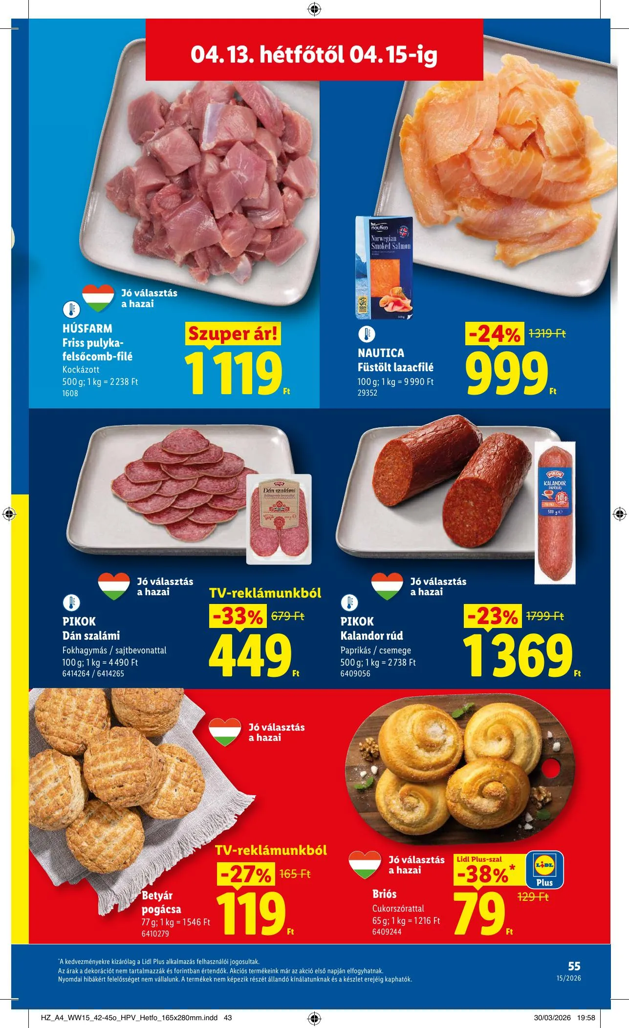 Lidl akciós újság 04.09–04.15 – 55. oldal