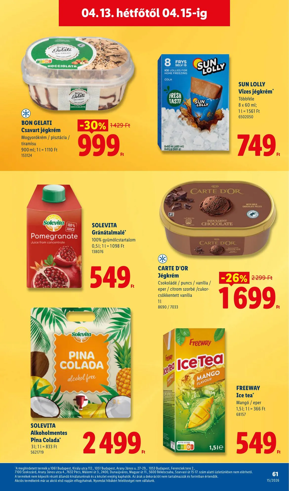 Lidl akciós újság 04.09–04.15 – 61. oldal