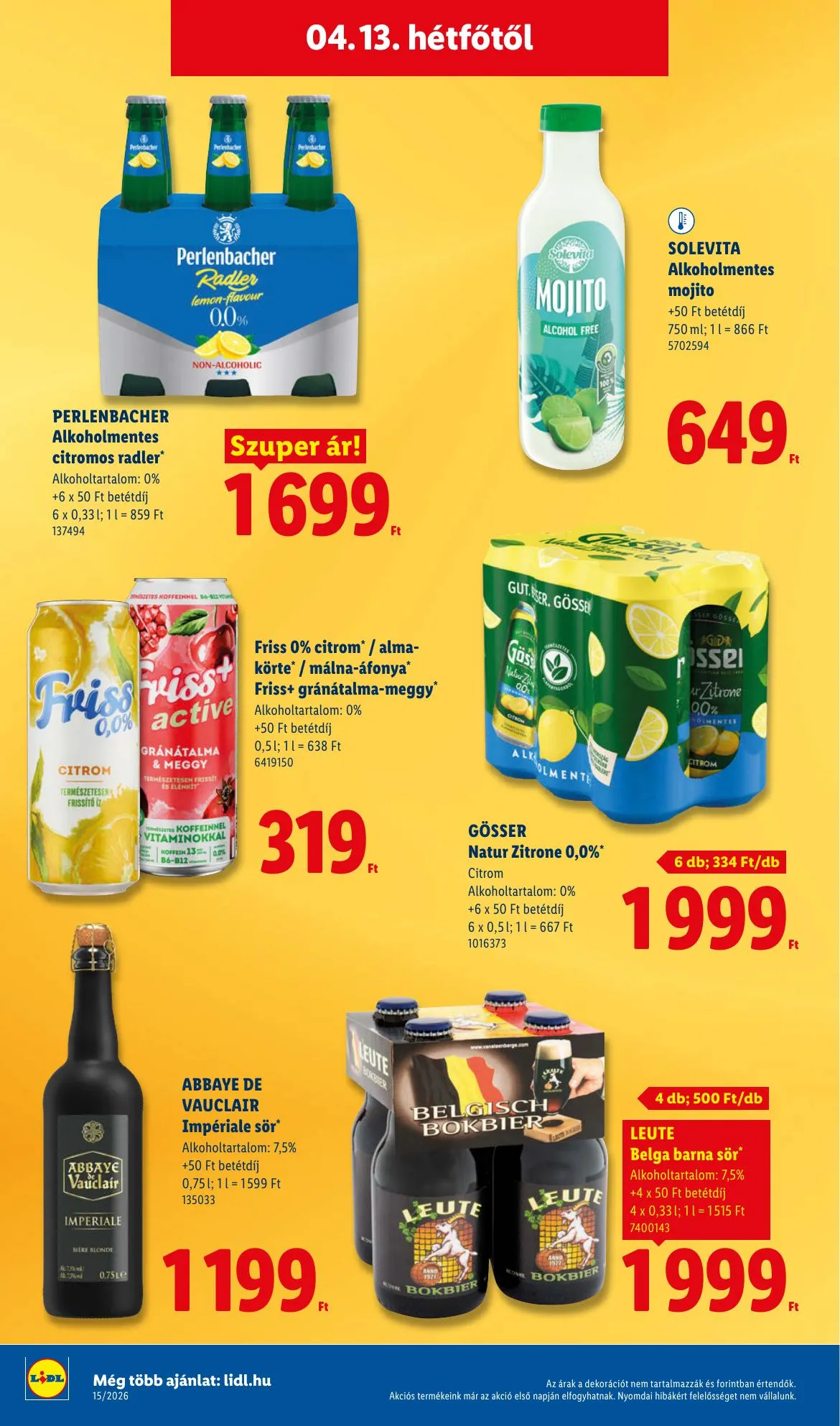 Lidl akciós újság 04.09–04.15 – 62. oldal