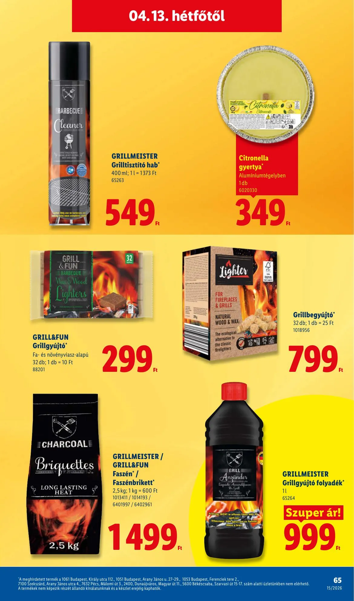 Lidl akciós újság 04.09–04.15 – 65. oldal