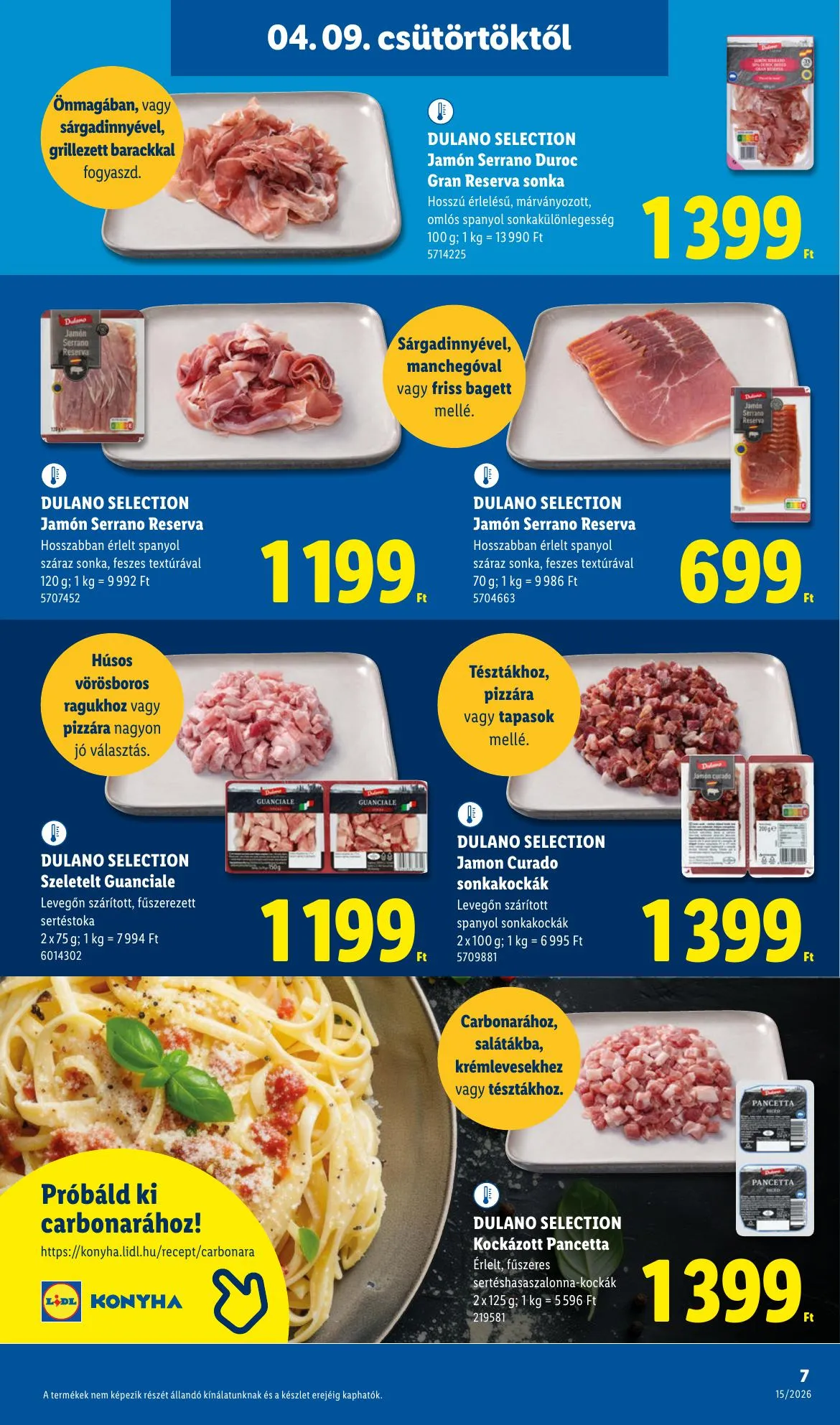 Lidl akciós újság 04.09–04.15 – 7. oldal