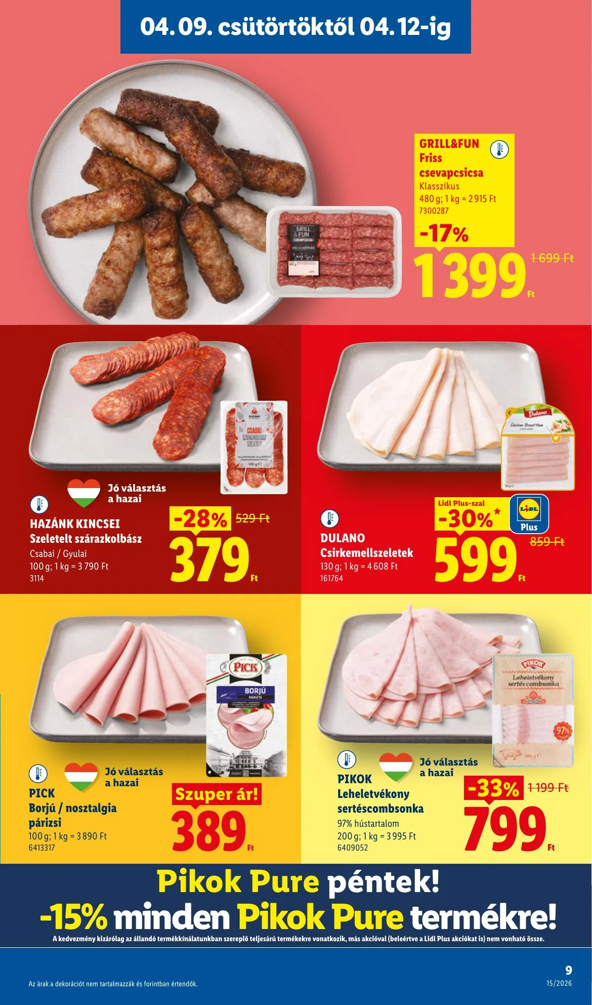 Lidl akciós újság 04.09–04.15 – 9. oldal