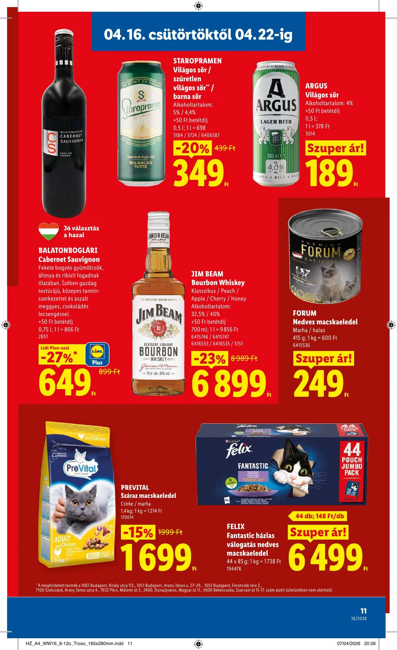 Lidl akciós újság 04.16–04.22 – 11. oldal