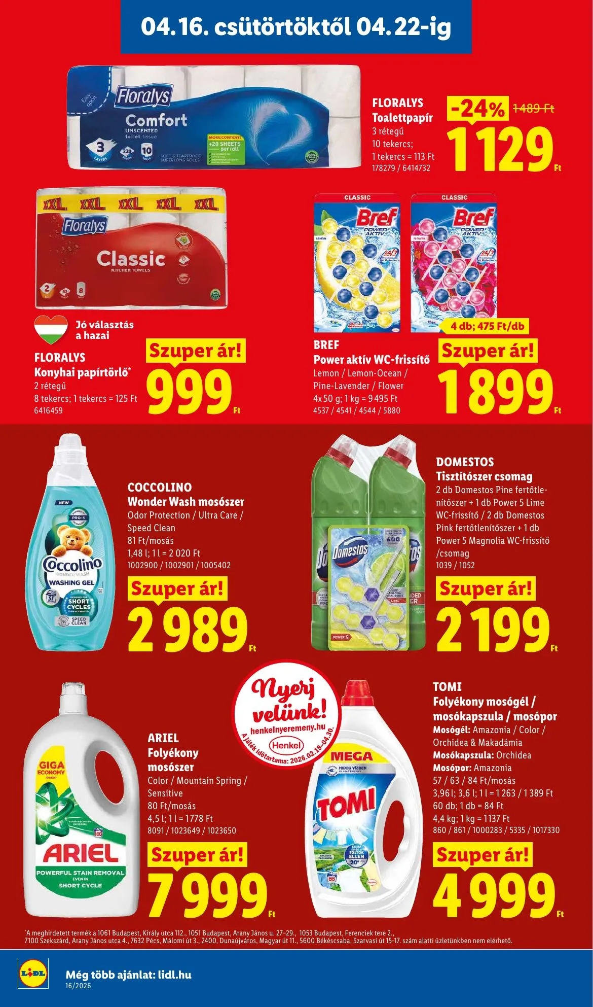 Lidl akciós újság 04.16–04.22 – 12. oldal
