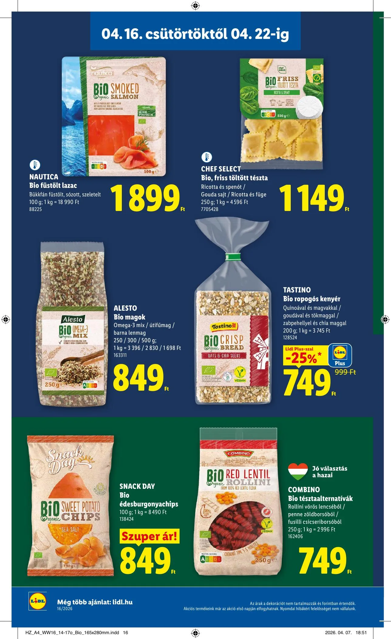 Lidl akciós újság 04.16–04.22 – 16. oldal