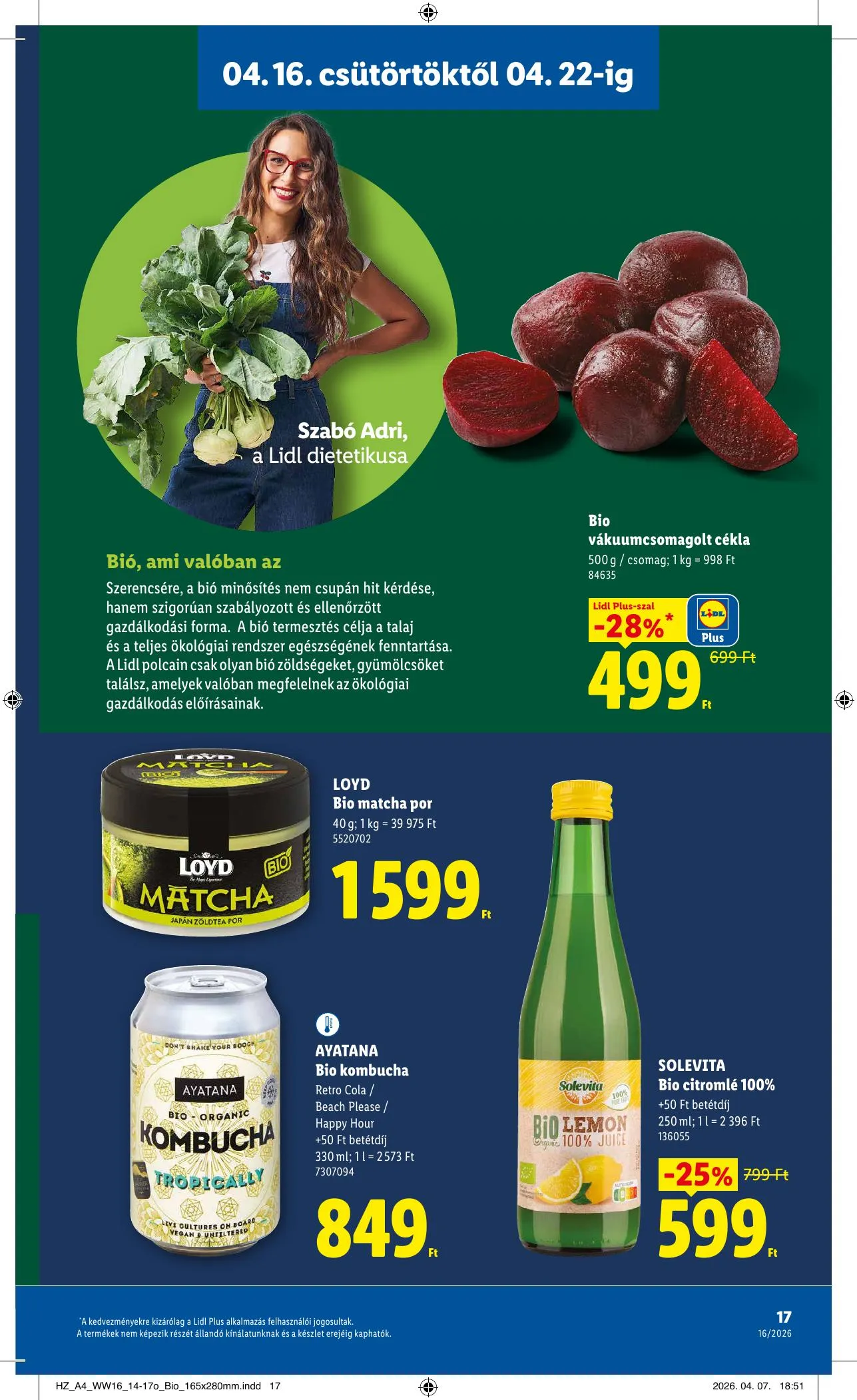 Lidl akciós újság 04.16–04.22 – 17. oldal