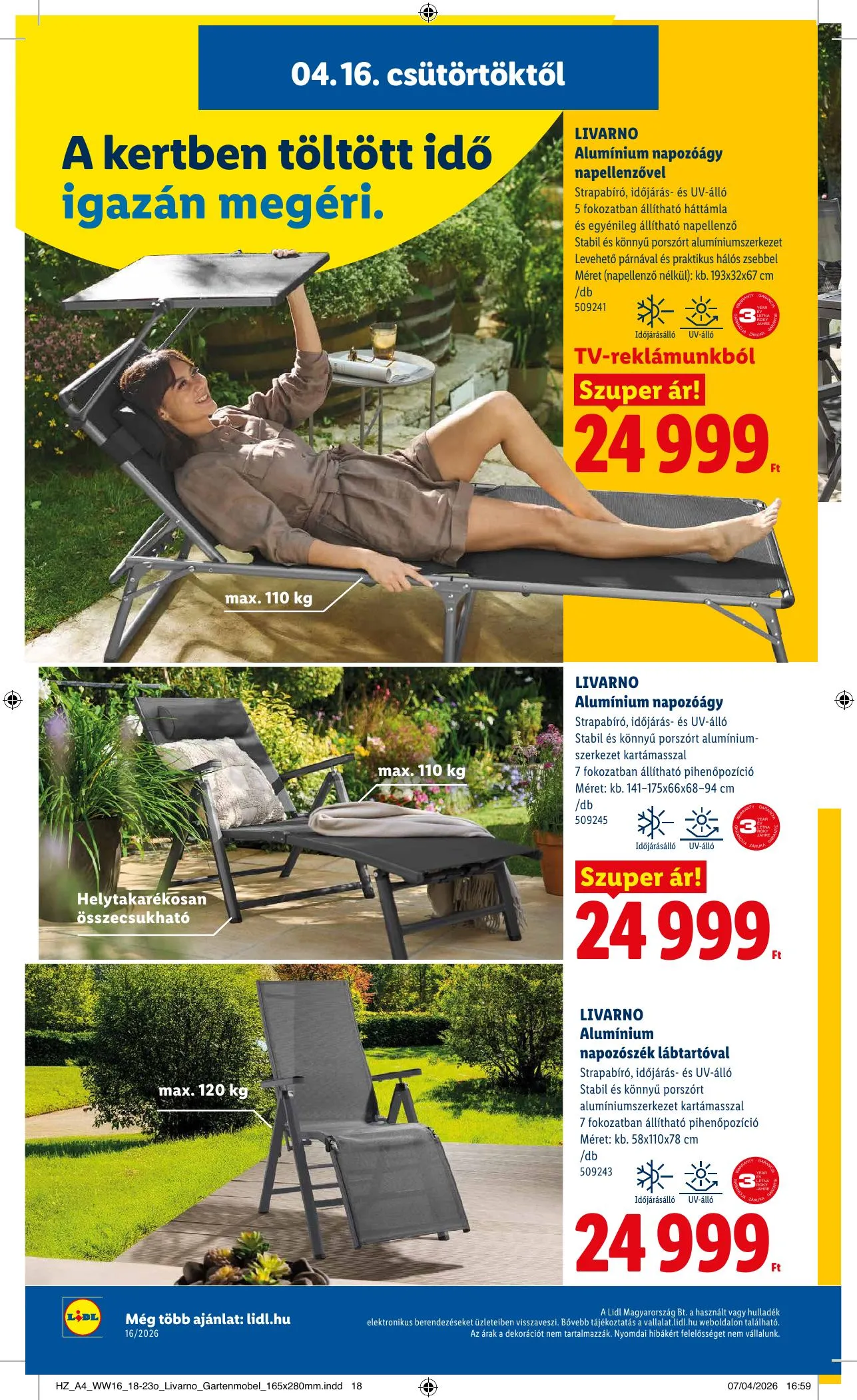 Lidl akciós újság 04.16–04.22 – 18. oldal
